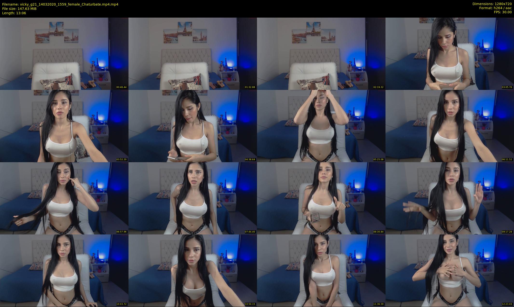 vicky_g21 — 14 minute Chaturbate female cam show recording, 720p, Mar 14, 2020