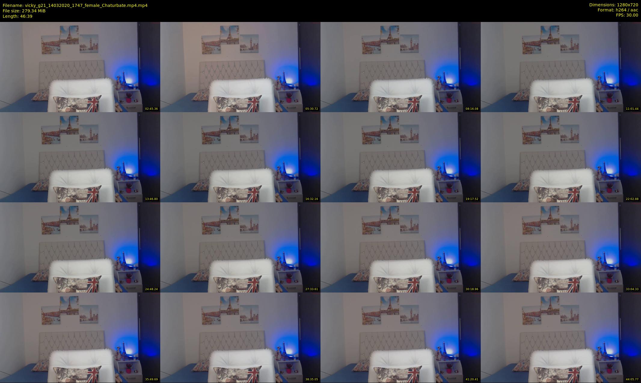 vicky_g21 — 47 minute Chaturbate female cam show recording, 720p, Mar 14, 2020