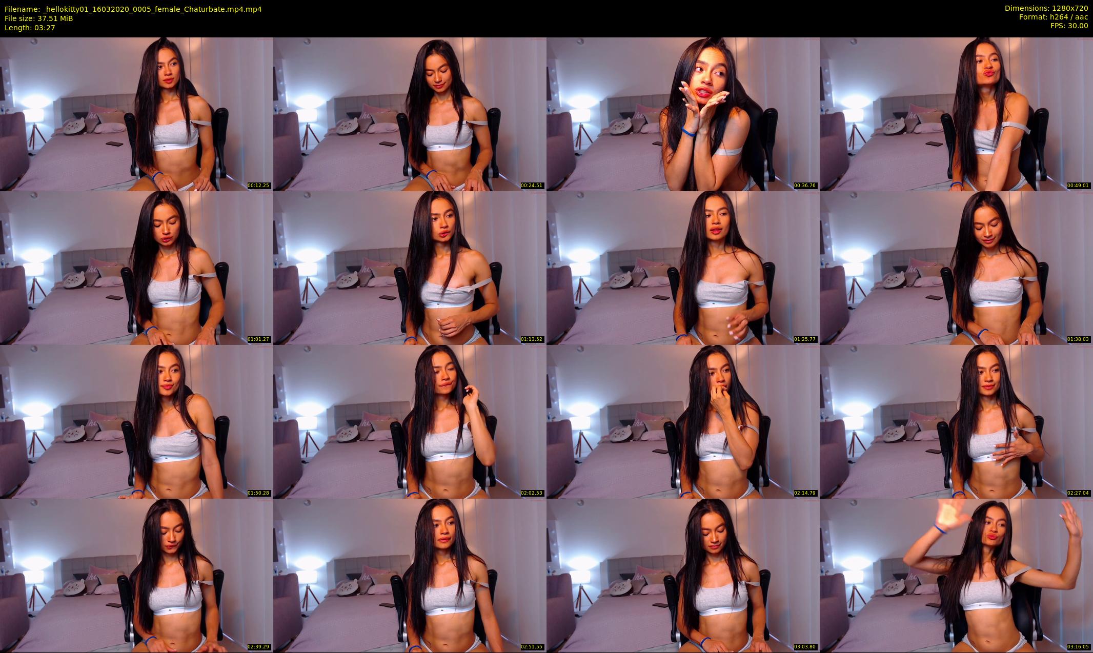 _hellokitty01 — 4 minute Chaturbate female cam show recording, 720p, Mar 16, 2020