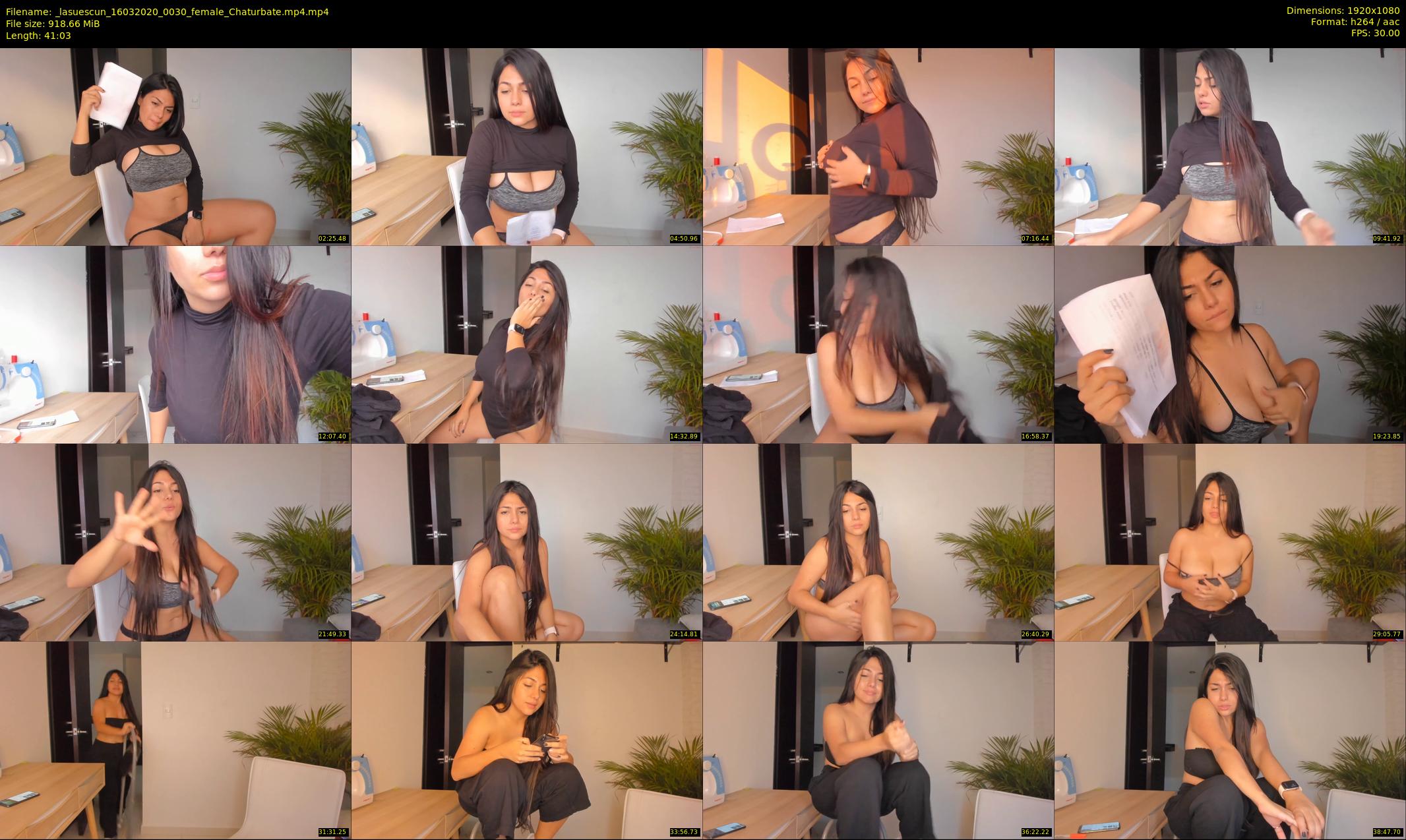 _lasuescun — 42 minute Chaturbate female cam show recording, 1080p, Mar 16, 2020