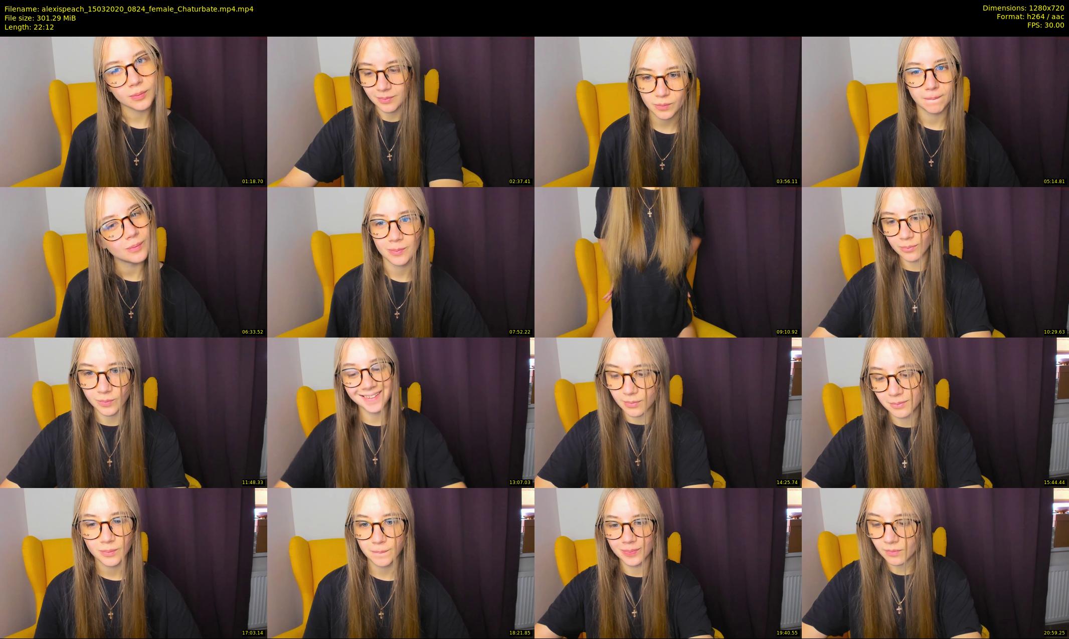 alexispeach — 23 minute Chaturbate female cam show recording, 720p, Mar 15, 2020