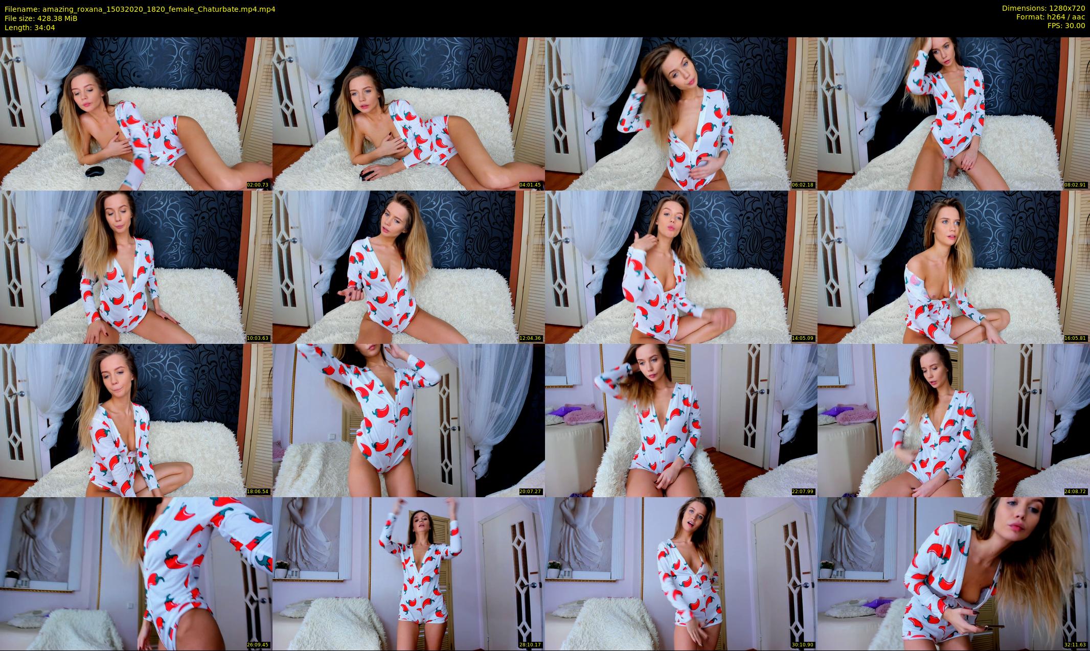 amazing_roxana — 35 minute Chaturbate female cam show recording, 720p, Mar 15, 2020