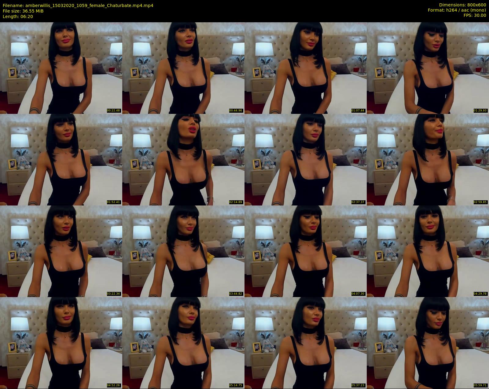 amberwillis — 7 minute Chaturbate female cam show recording, 480p, Mar 15, 2020