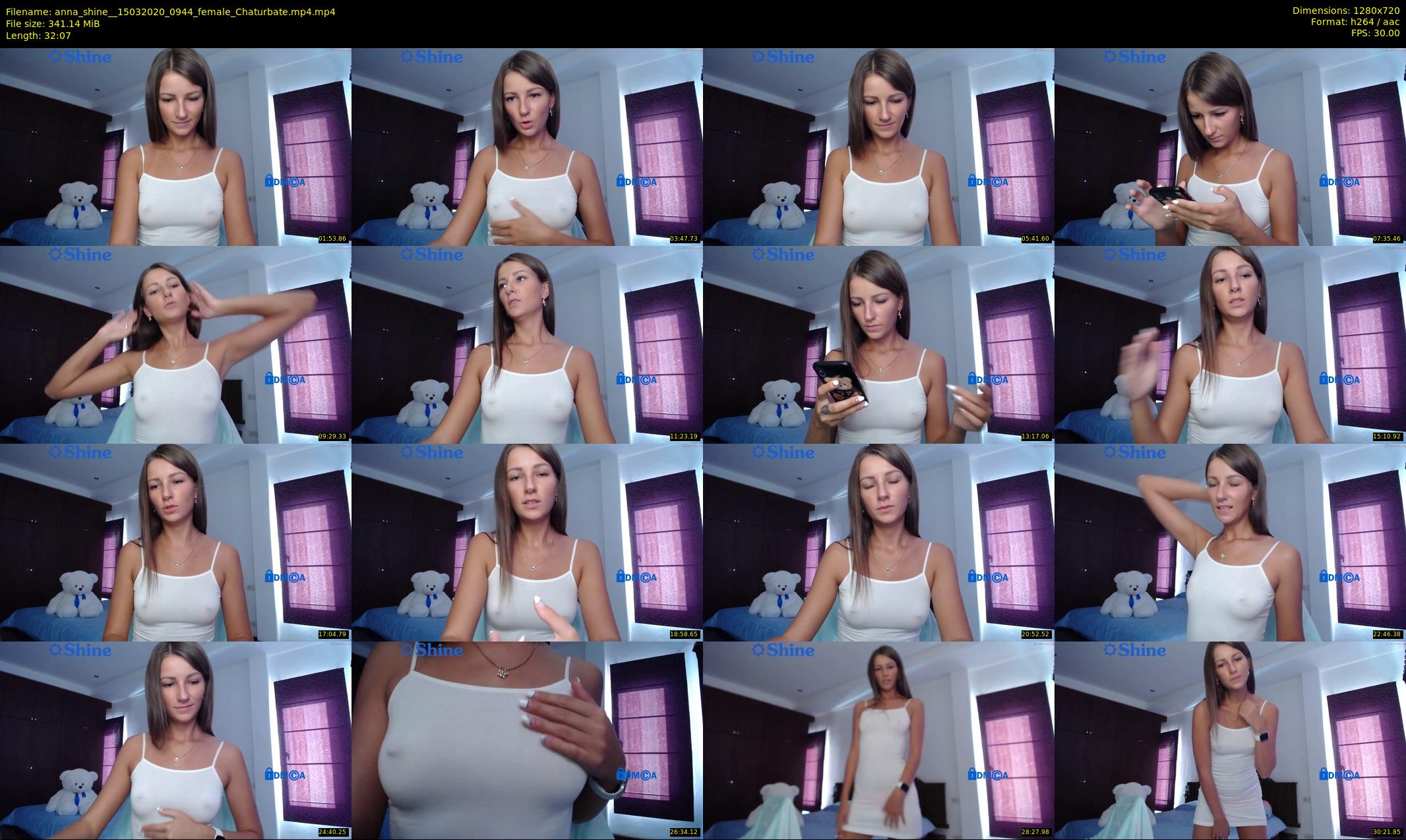 anna_shine_ — 33 minute Chaturbate female cam show recording, 720p, Mar 15, 2020