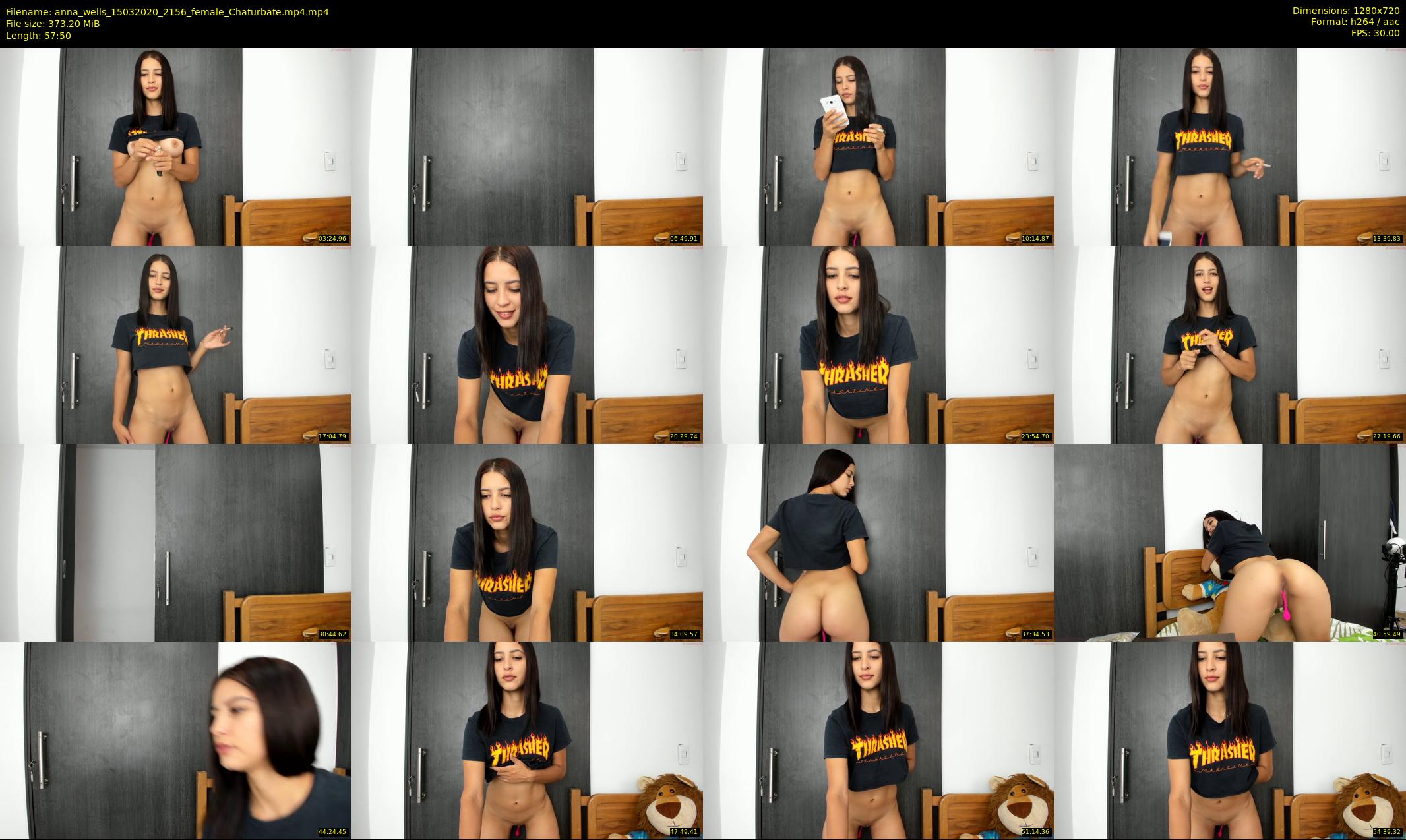 anna_wells — 58 minute Chaturbate female cam show recording, 720p, Mar 15, 2020