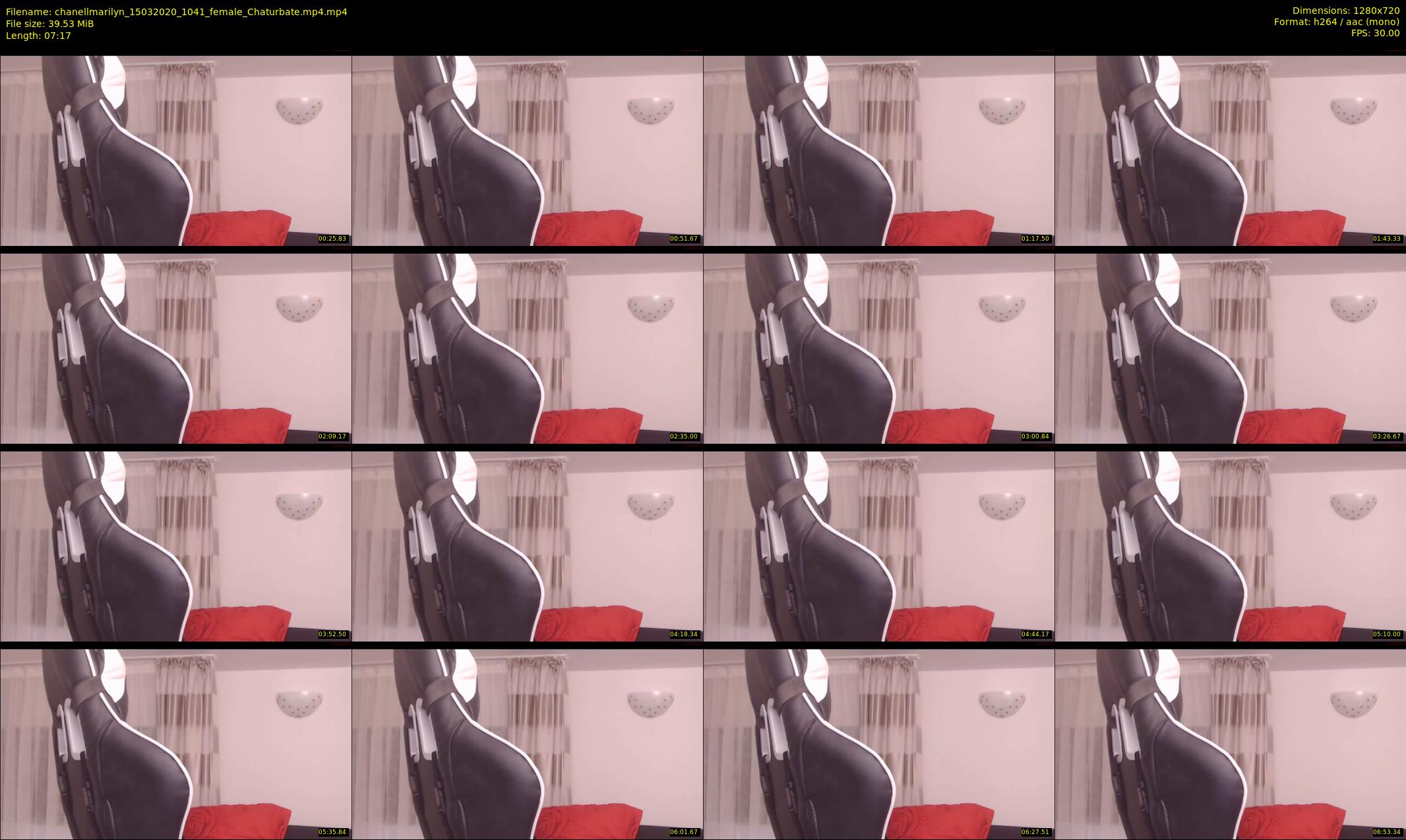 chanellmarilyn — 8 minute Chaturbate female cam show recording, 720p, Mar 15, 2020