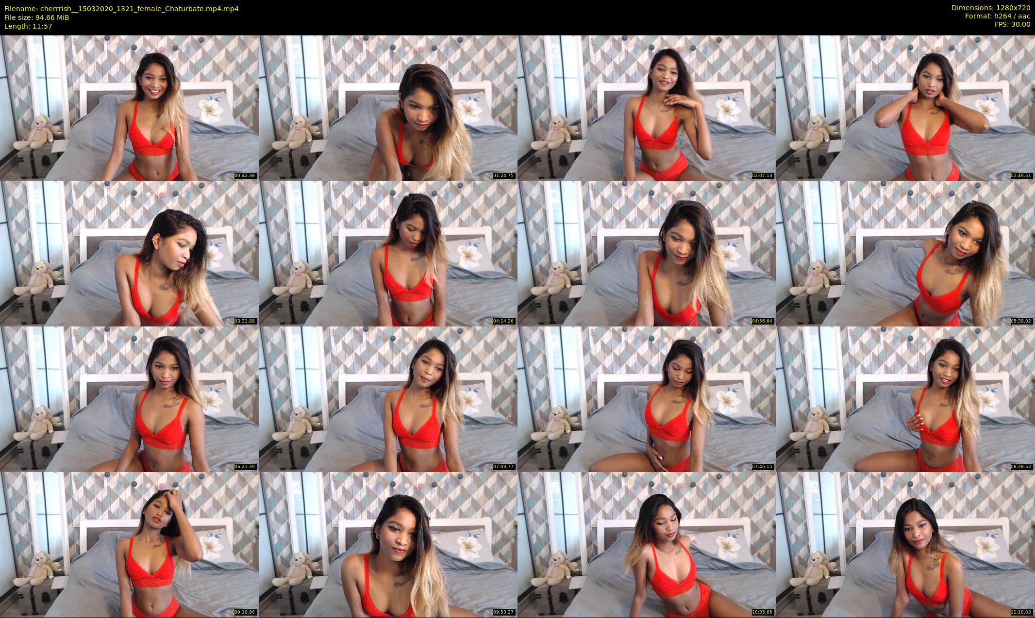 cherrrish_ — 12 minute Chaturbate female cam show recording, 720p, Mar 15, 2020