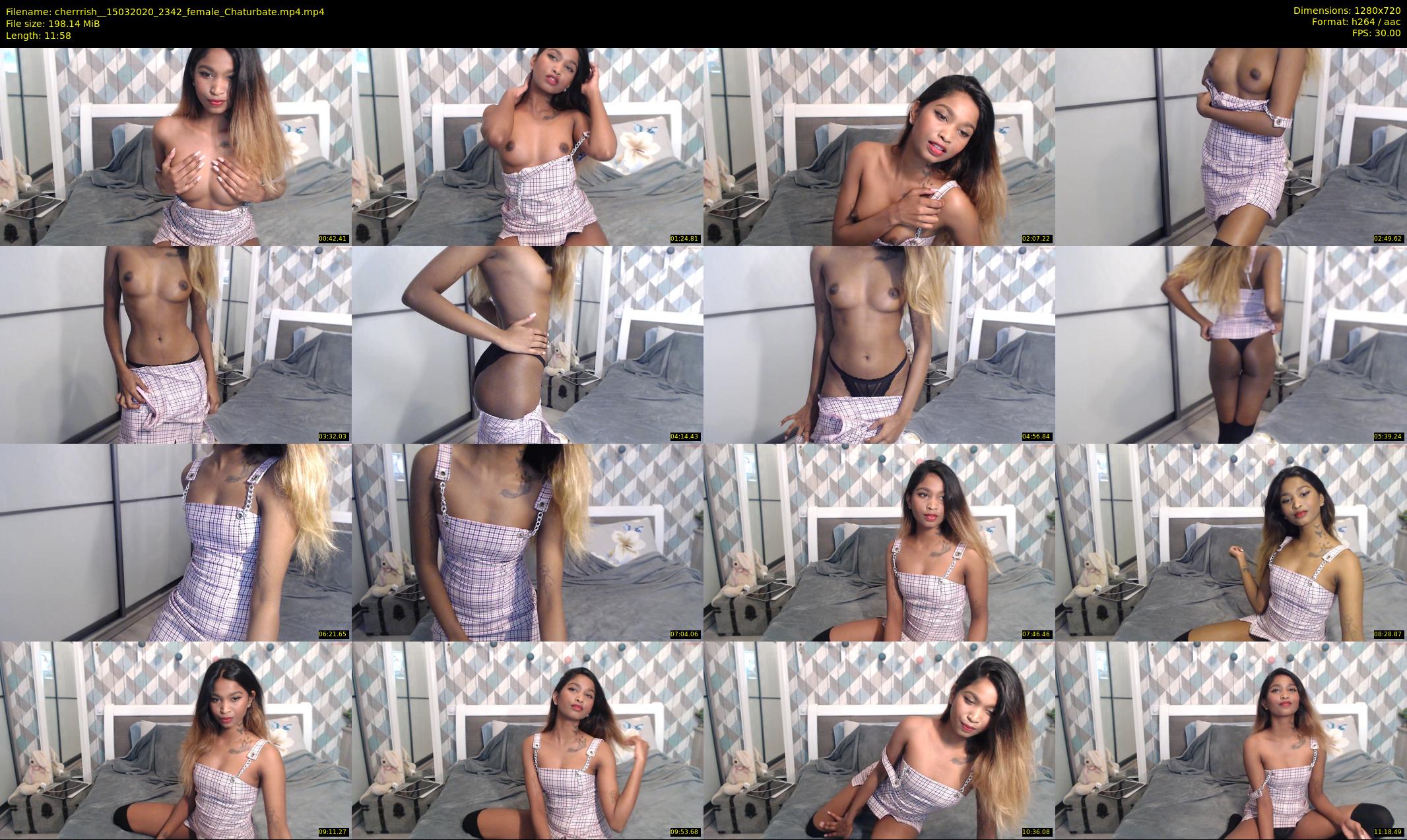 cherrrish_ — 12 minute Chaturbate female cam show recording, 720p, Mar 15, 2020