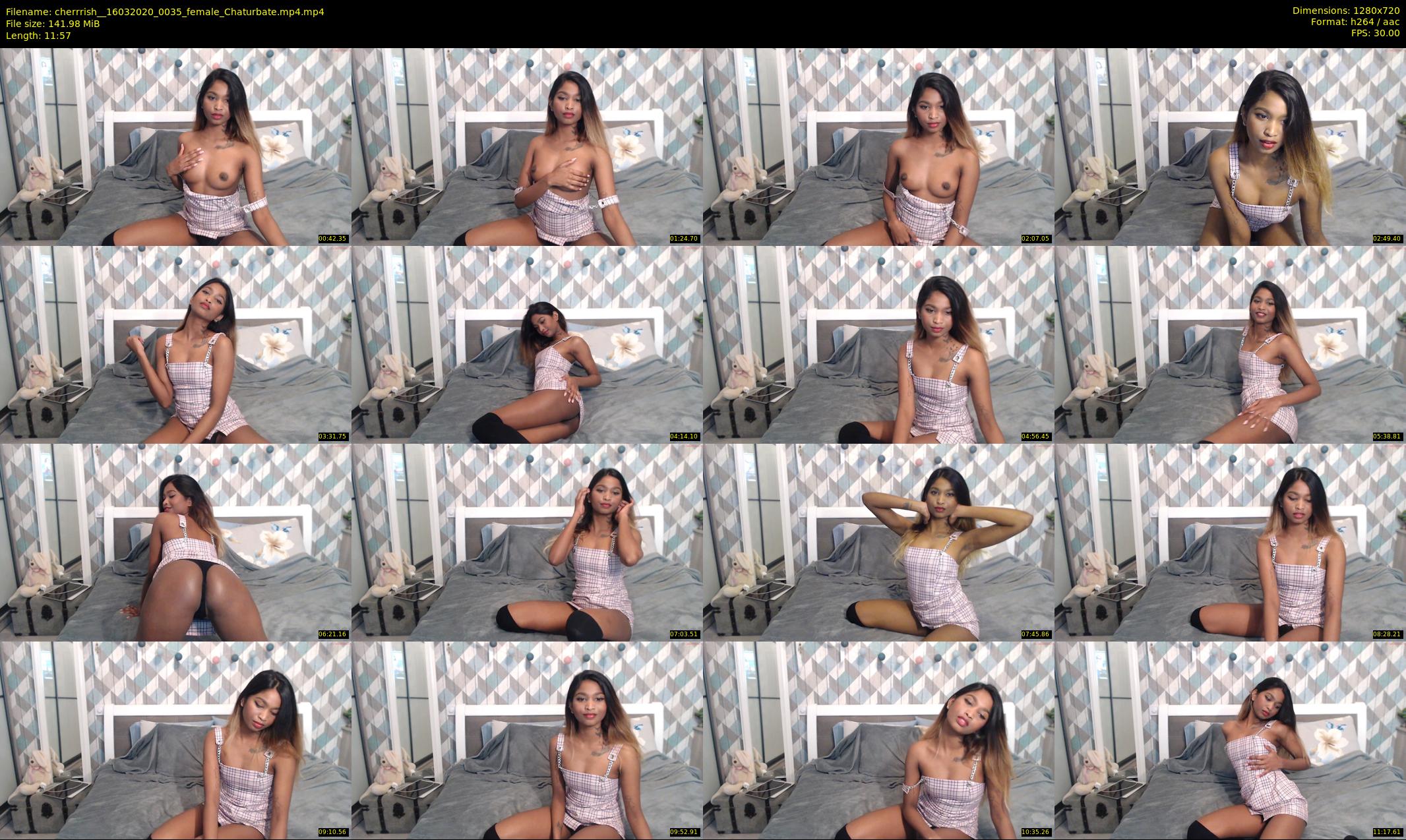 cherrrish_ — 12 minute Chaturbate female cam show recording, 720p, Mar 16, 2020