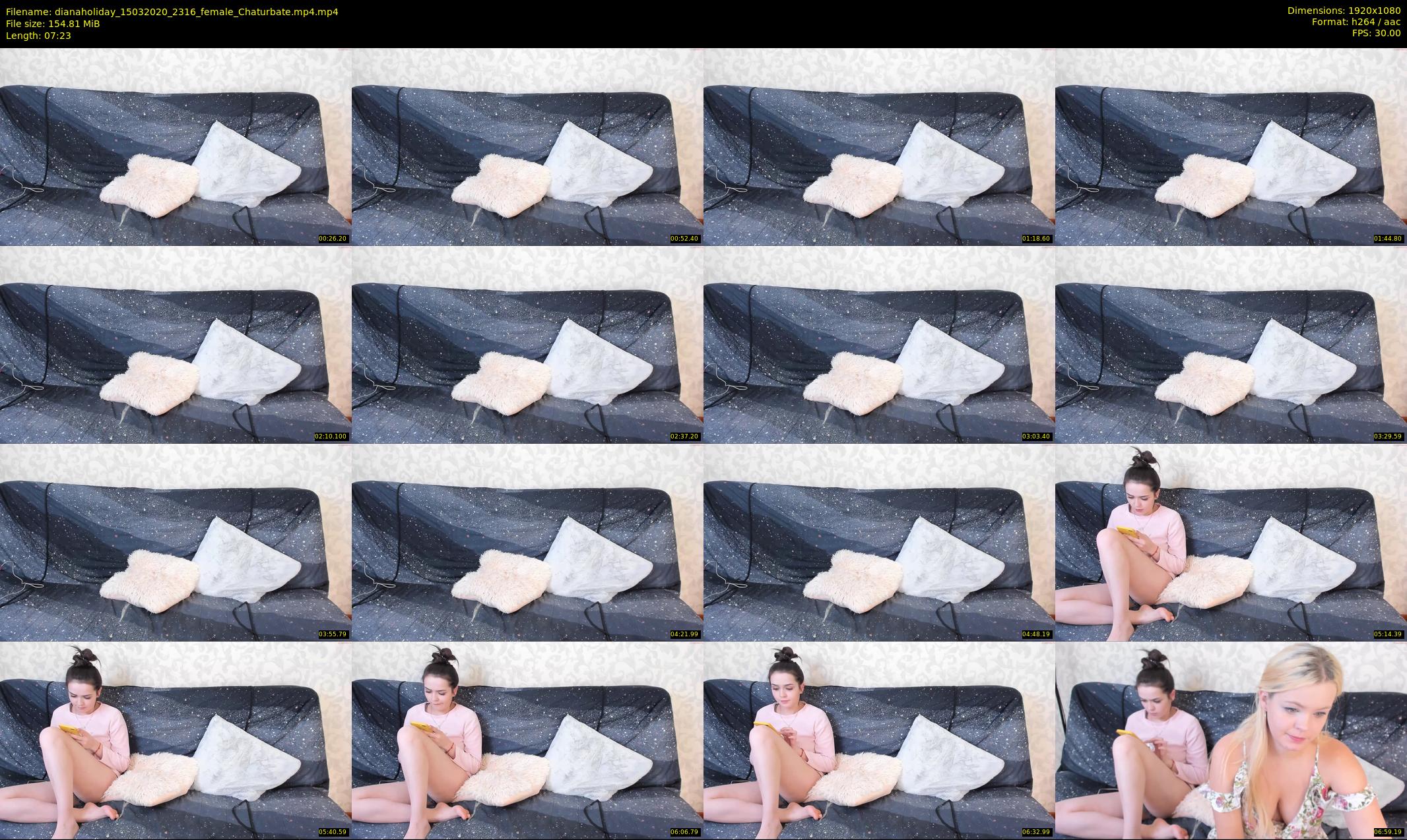 dianaholiday — 8 minute Chaturbate female cam show recording, 1080p, Mar 15, 2020