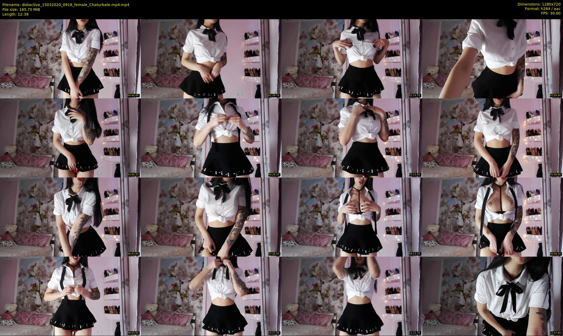 didiactive — 13 minute Chaturbate female cam show recording, 720p, Mar 15, 2020