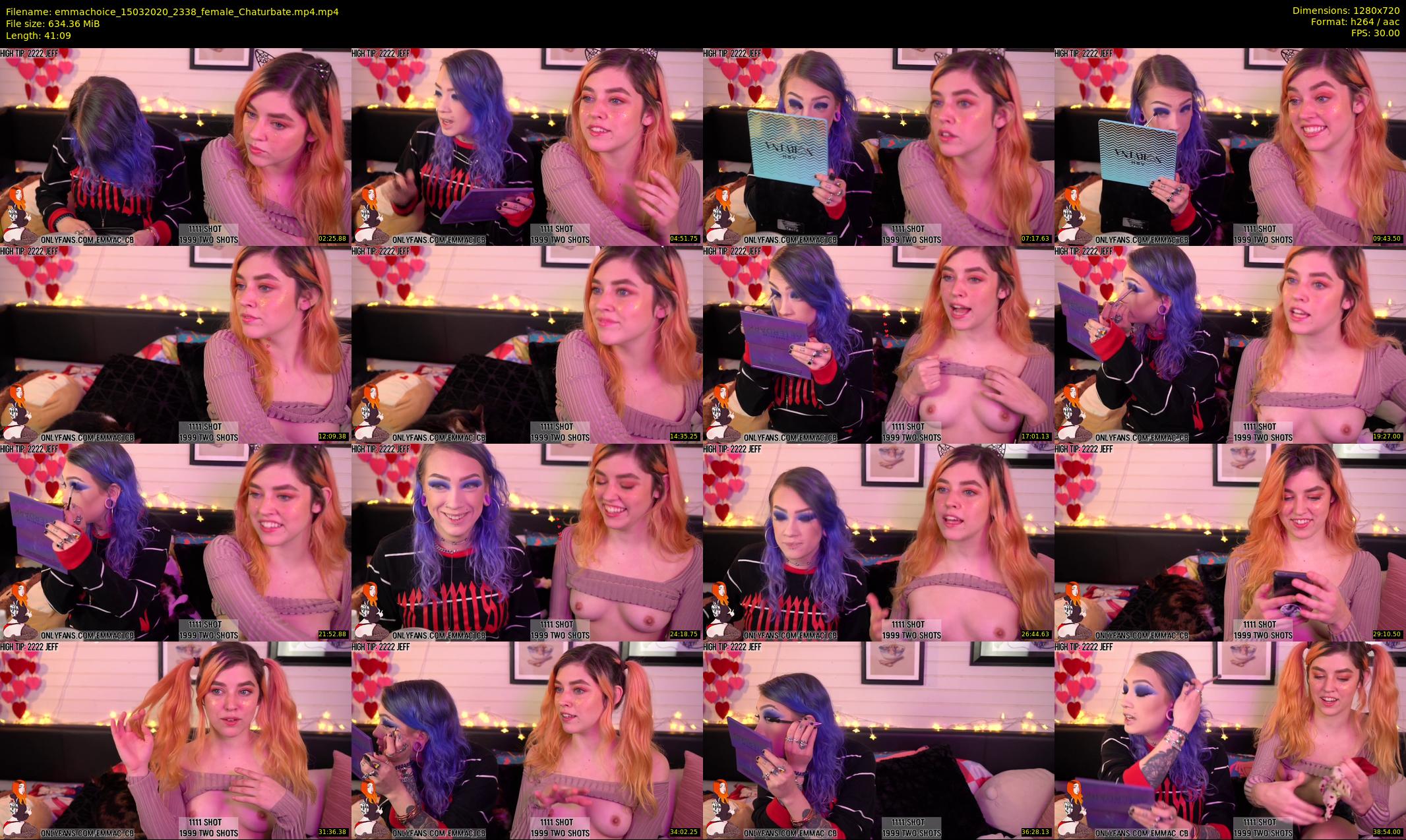 emmachoice — 42 minute Chaturbate female cam show recording, 720p, Mar 15, 2020