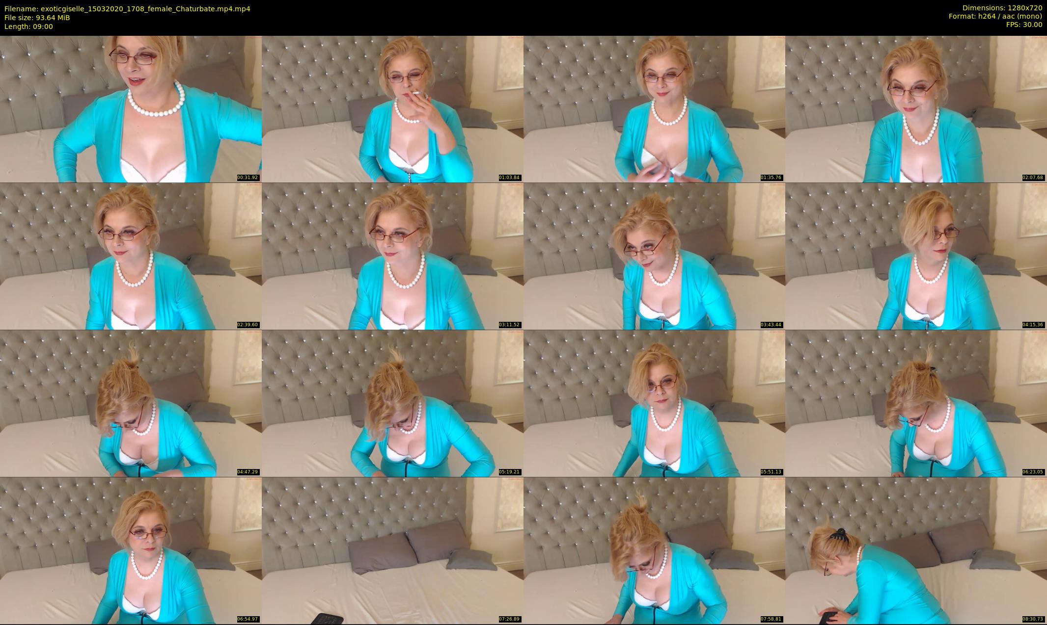 exoticgiselle — 9 minute Chaturbate female cam show recording, 720p, Mar 15, 2020