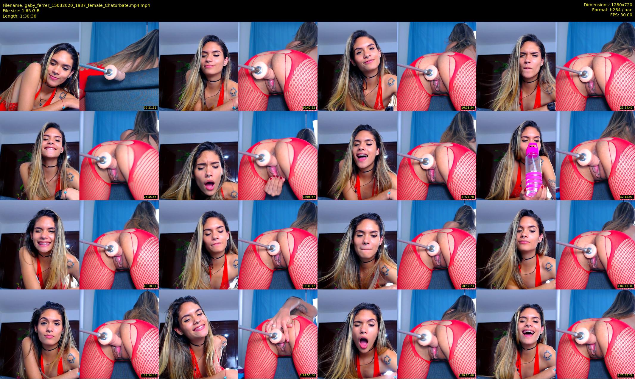 gaby_ferrer — 91 minute Chaturbate female cam show recording, 720p, Mar 15, 2020
