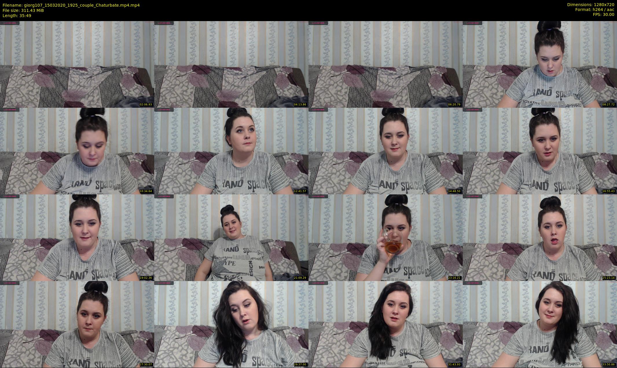 giorg107 — 36 minute Chaturbate couple cam show recording, 720p, Mar 15, 2020