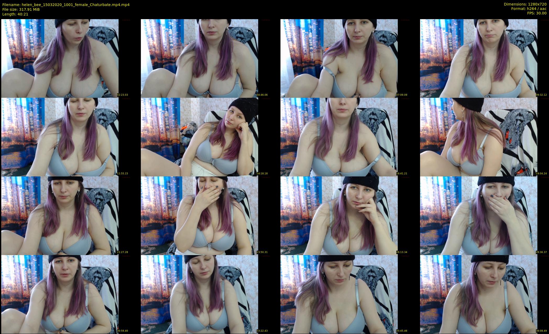 helen_bee — 41 minute Chaturbate female cam show recording, 720p, Mar 15, 2020