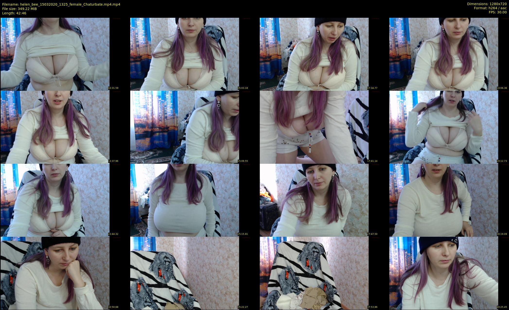 helen_bee — 43 minute Chaturbate female cam show recording, 720p, Mar 15, 2020