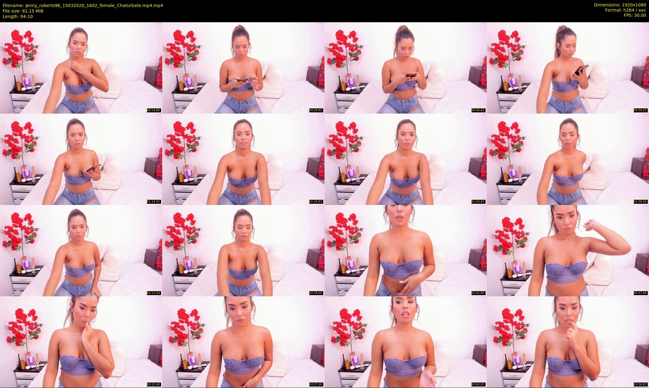 jenny_roberts96 — 5 minute Chaturbate female cam show recording, 1080p, Mar 15, 2020