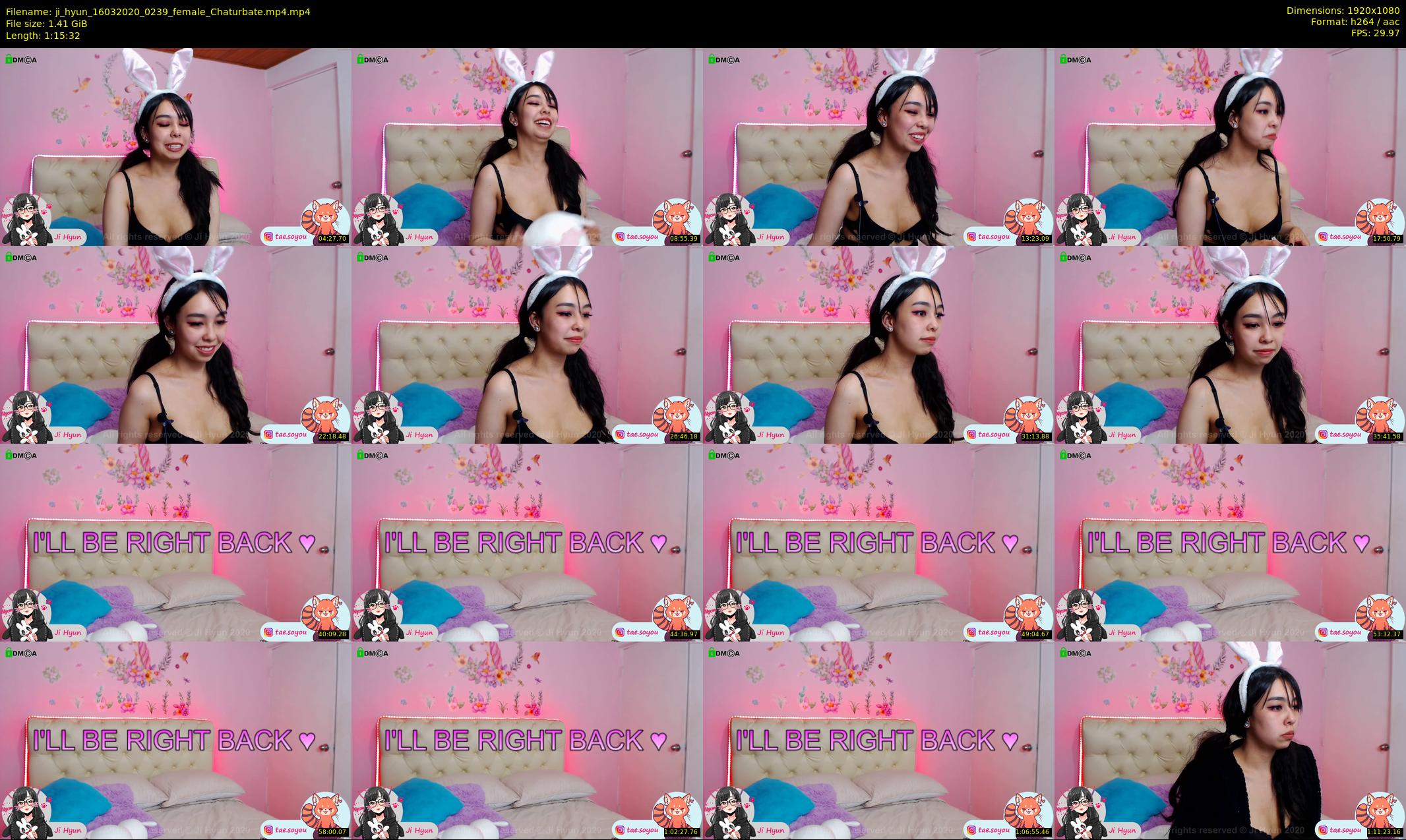 ji_hyun — 76 minute Chaturbate female cam show recording, 1080p, Mar 16, 2020