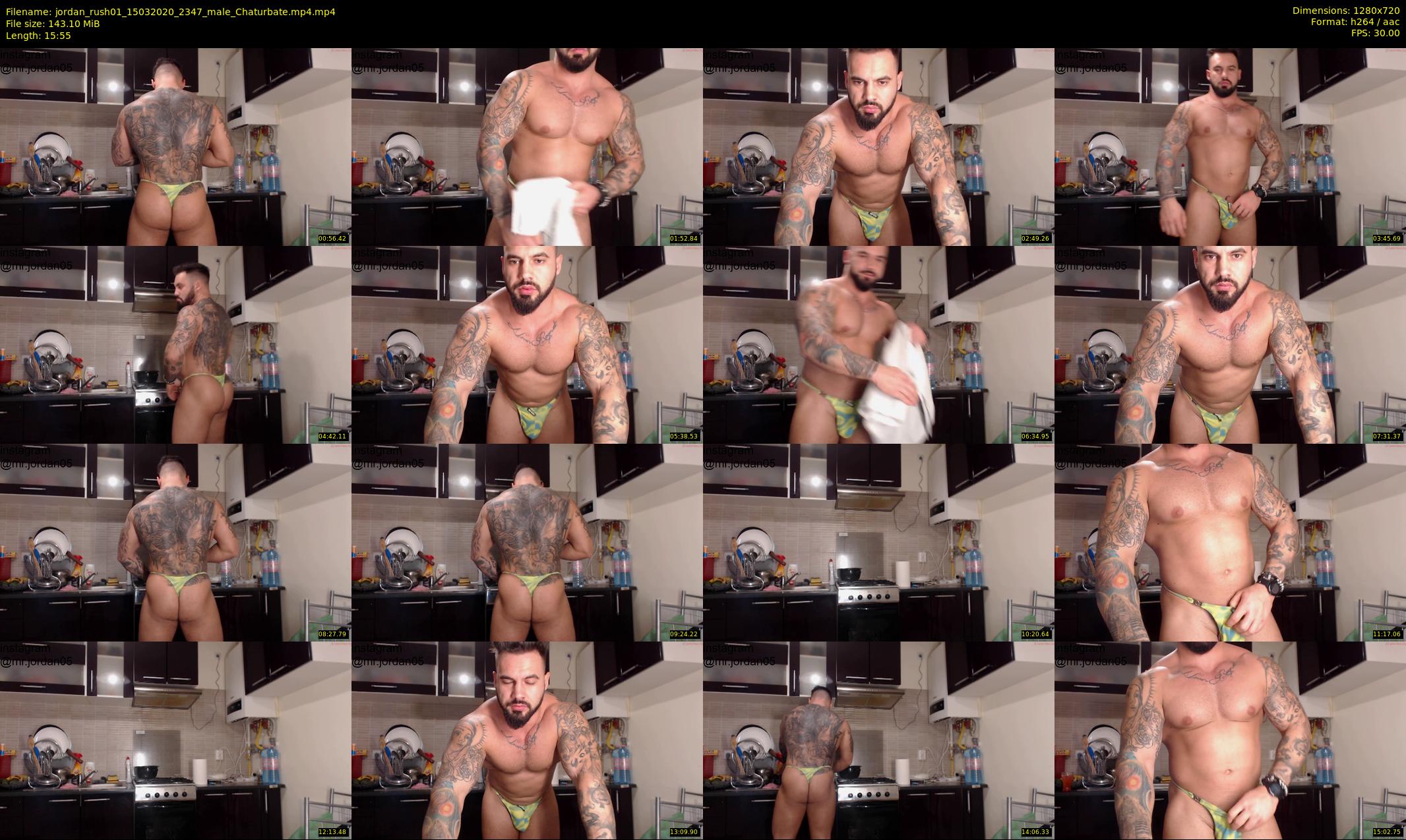 jordan_rush01 — 16 minute Chaturbate male cam show recording, 720p, Mar 15, 2020