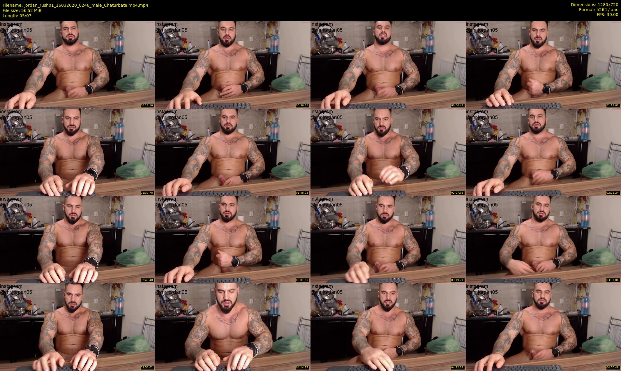 jordan_rush01 — 6 minute Chaturbate male cam show recording, 720p, Mar 16, 2020