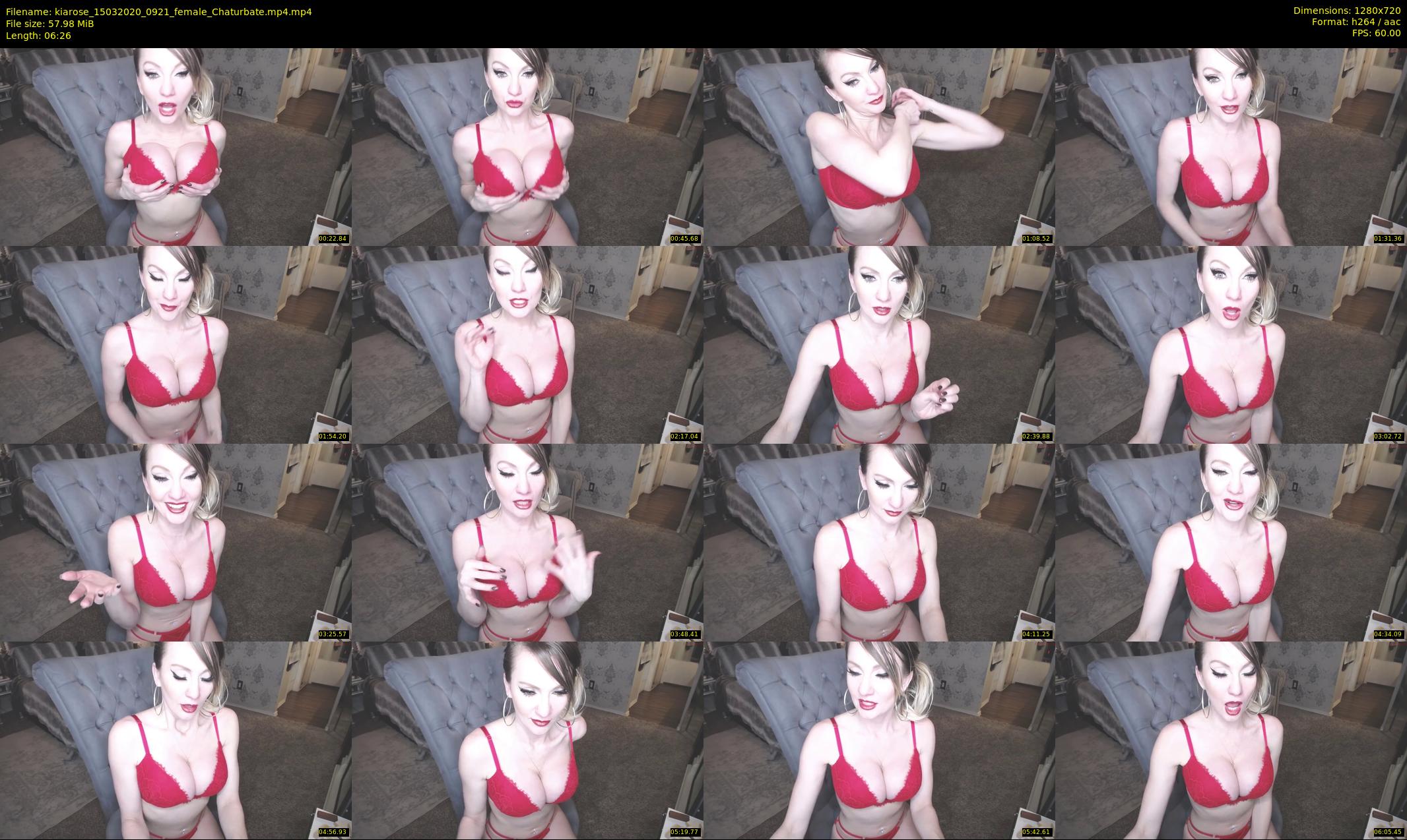 kiarose — 7 minute Chaturbate female cam show recording, 720p, Mar 15, 2020
