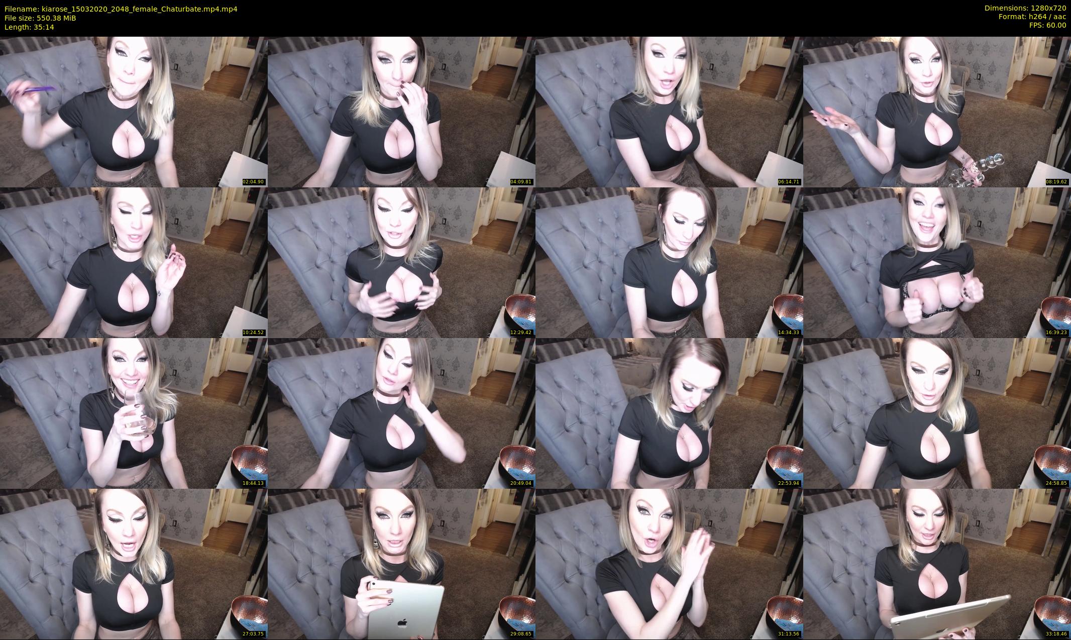 kiarose — 36 minute Chaturbate female cam show recording, 720p, Mar 15, 2020