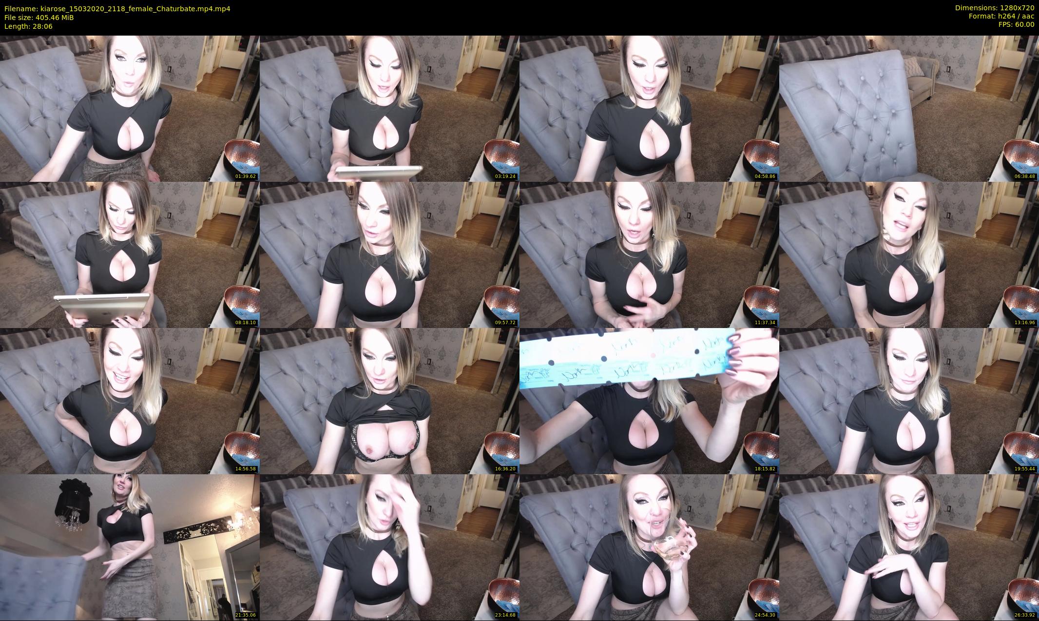 kiarose — 29 minute Chaturbate female cam show recording, 720p, Mar 15, 2020