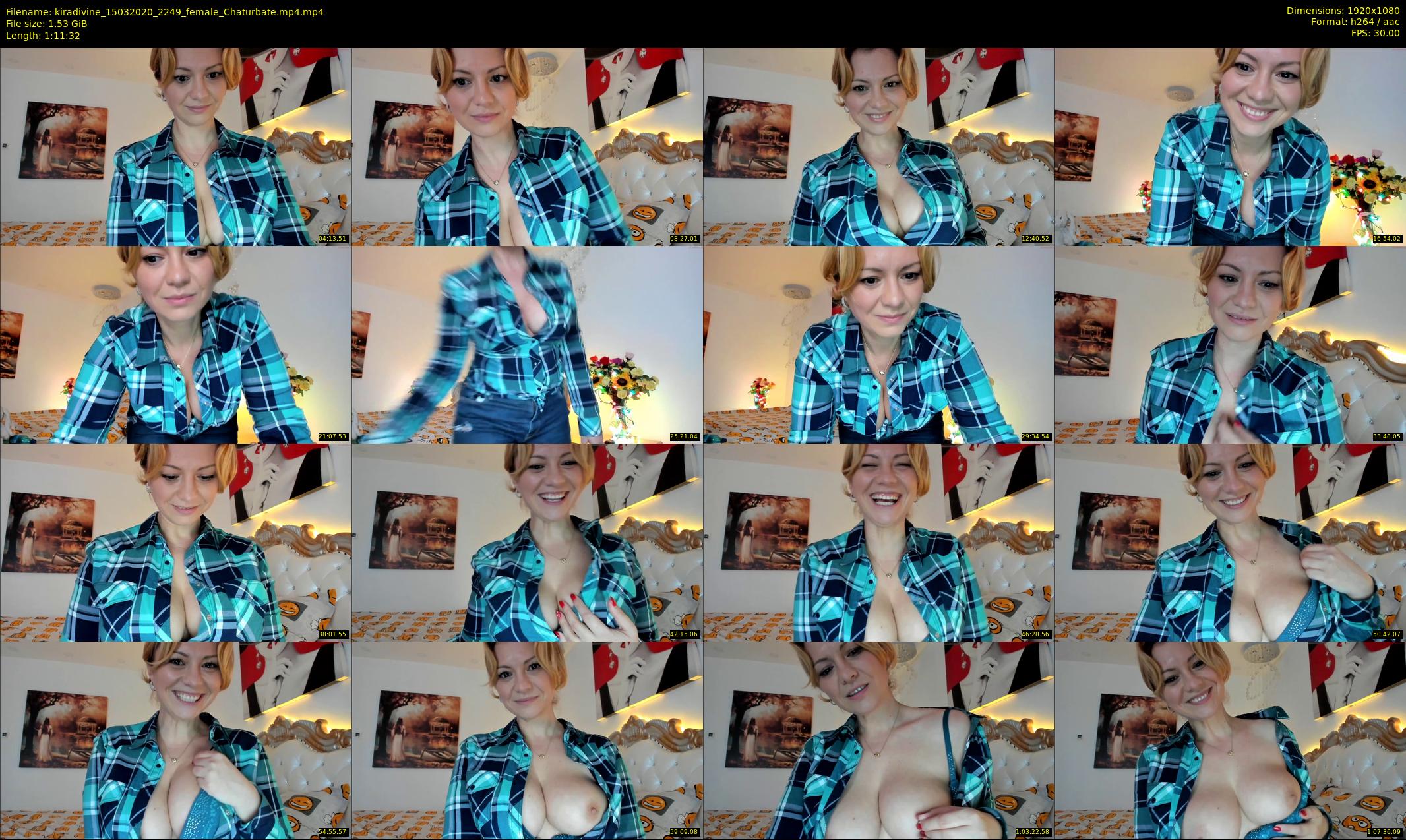 kiradivine — 72 minute Chaturbate female cam show recording, 1080p, Mar 15, 2020