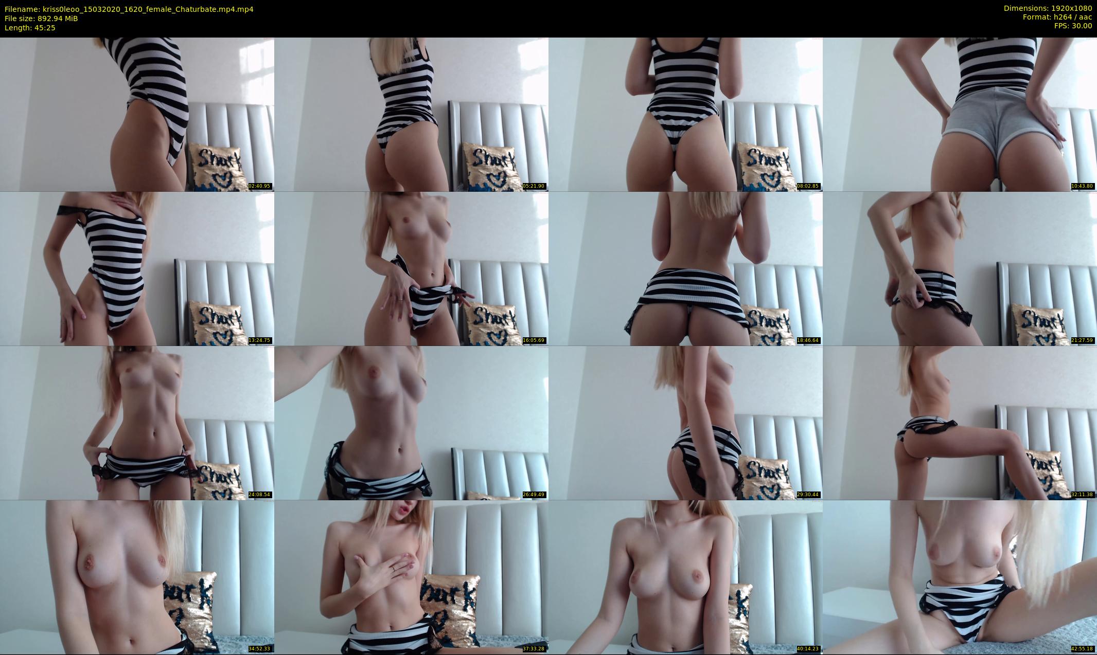 kriss0leoo — 46 minute Chaturbate couple cam show recording, 1080p, Mar 15, 2020