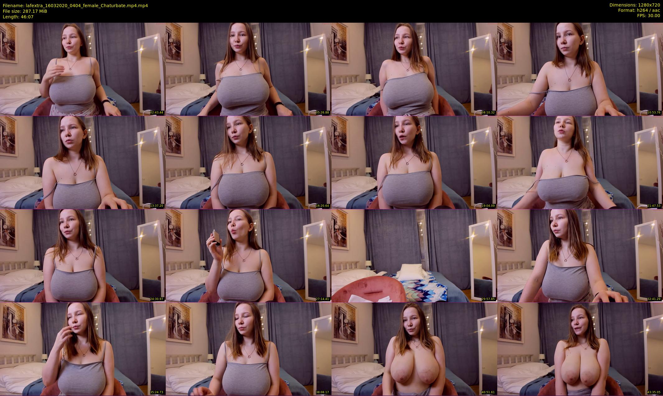 lafextra — 47 minute Chaturbate female cam show recording, 720p, Mar 16, 2020
