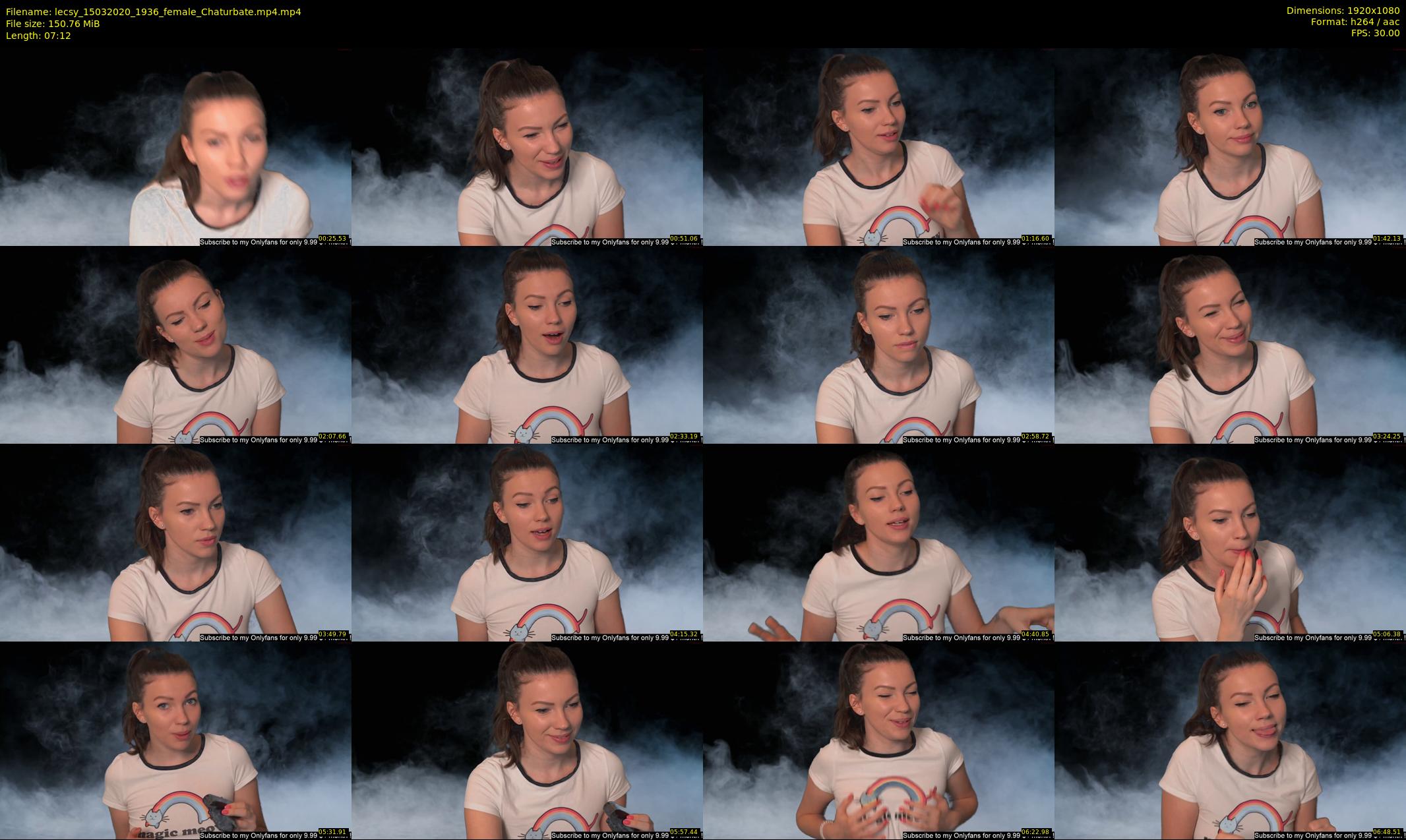 lecsy — 8 minute Chaturbate female cam show recording, 1080p, Mar 15, 2020