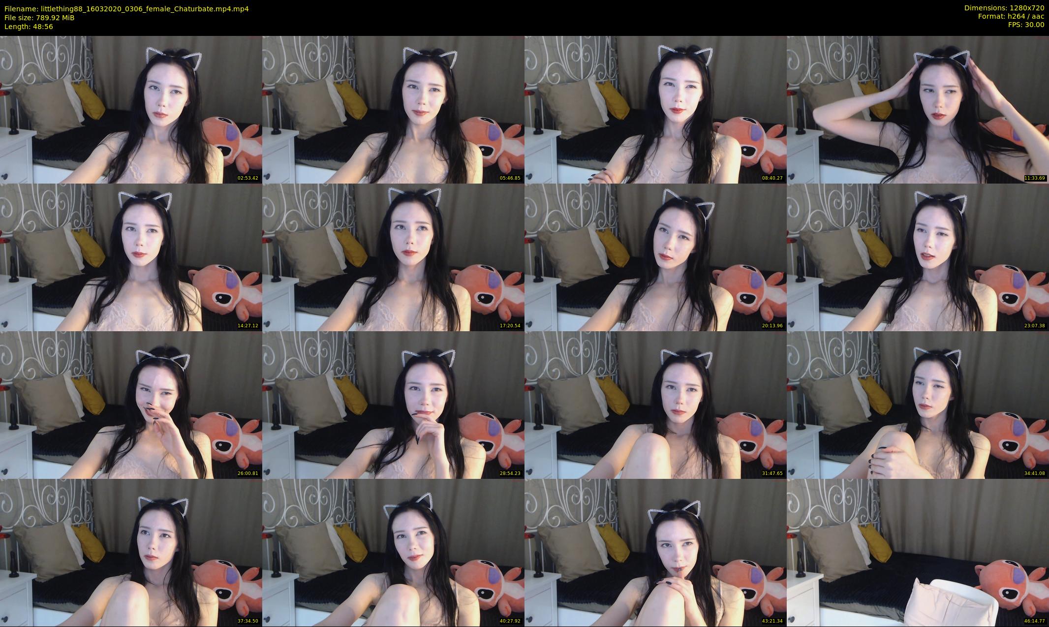 littlething88 — 49 minute Chaturbate female cam show recording, 720p, Mar 16, 2020