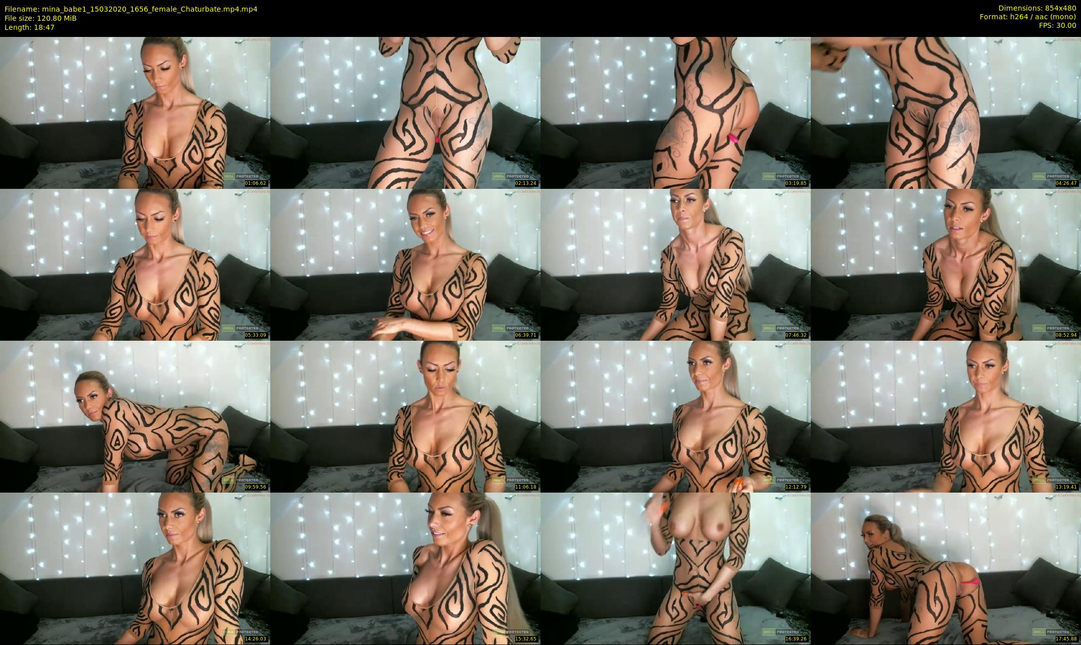 mina_babe1 — 19 minute Chaturbate female cam show recording, 480p, Mar 15, 2020