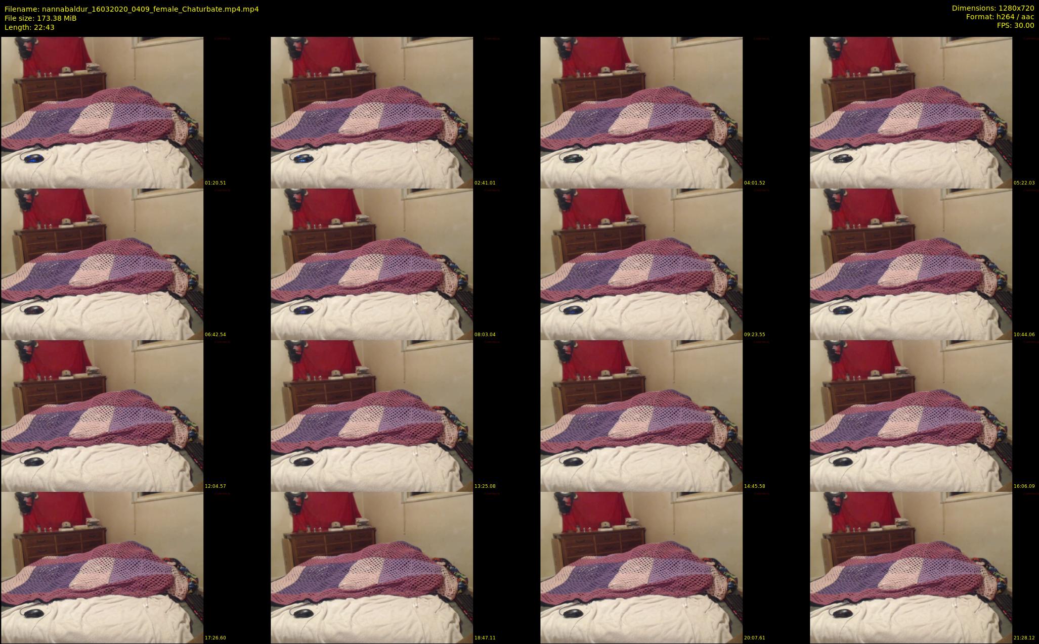 nannabaldur — 23 minute Chaturbate female cam show recording, 720p, Mar 16, 2020
