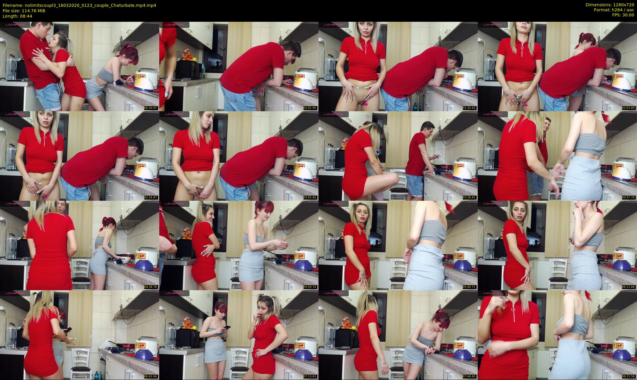 nolimitscoupl3 — 9 minute Chaturbate couple cam show recording, 720p, Mar 16, 2020