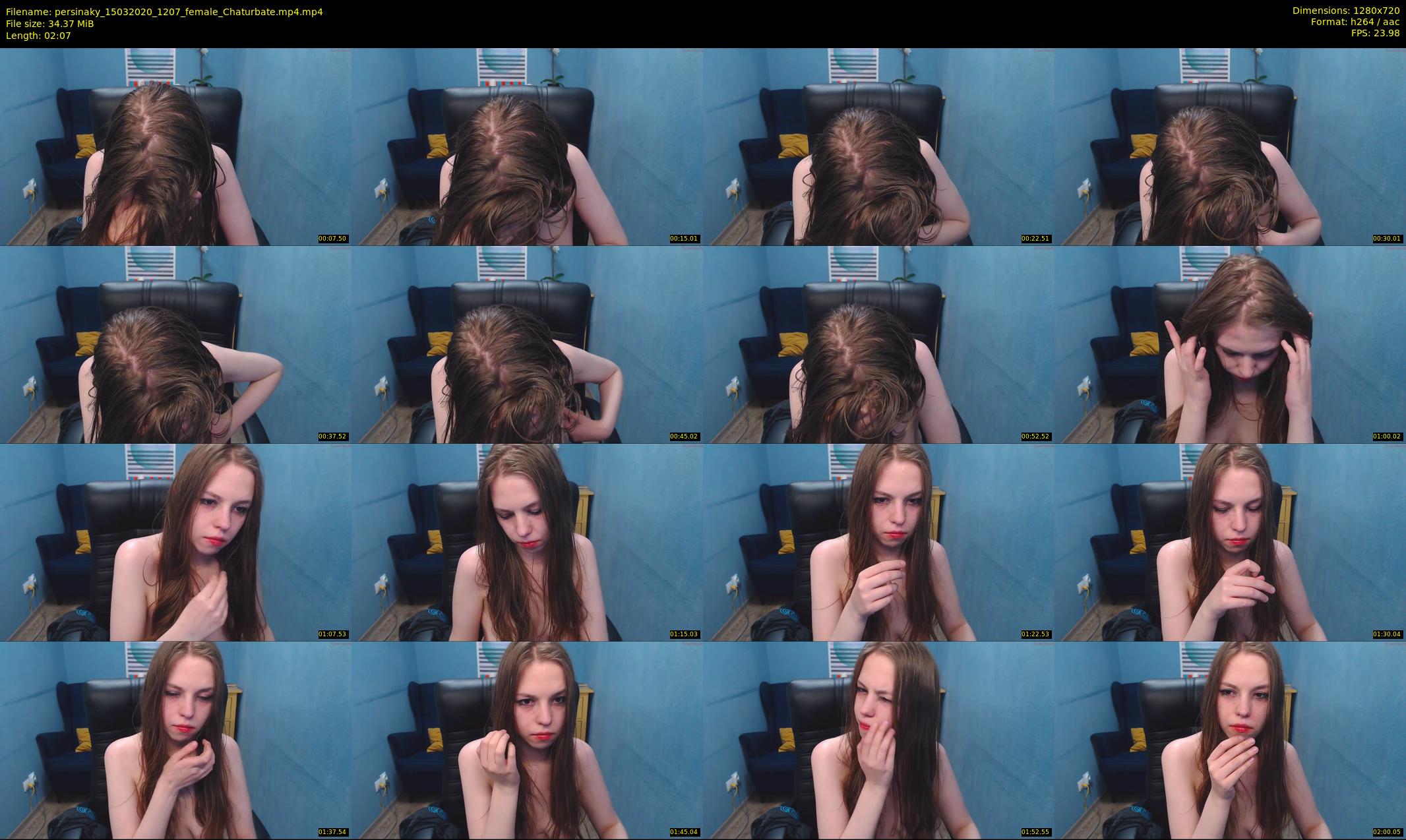 persinaky — 3 minute Chaturbate female cam show recording, 720p, Mar 15, 2020