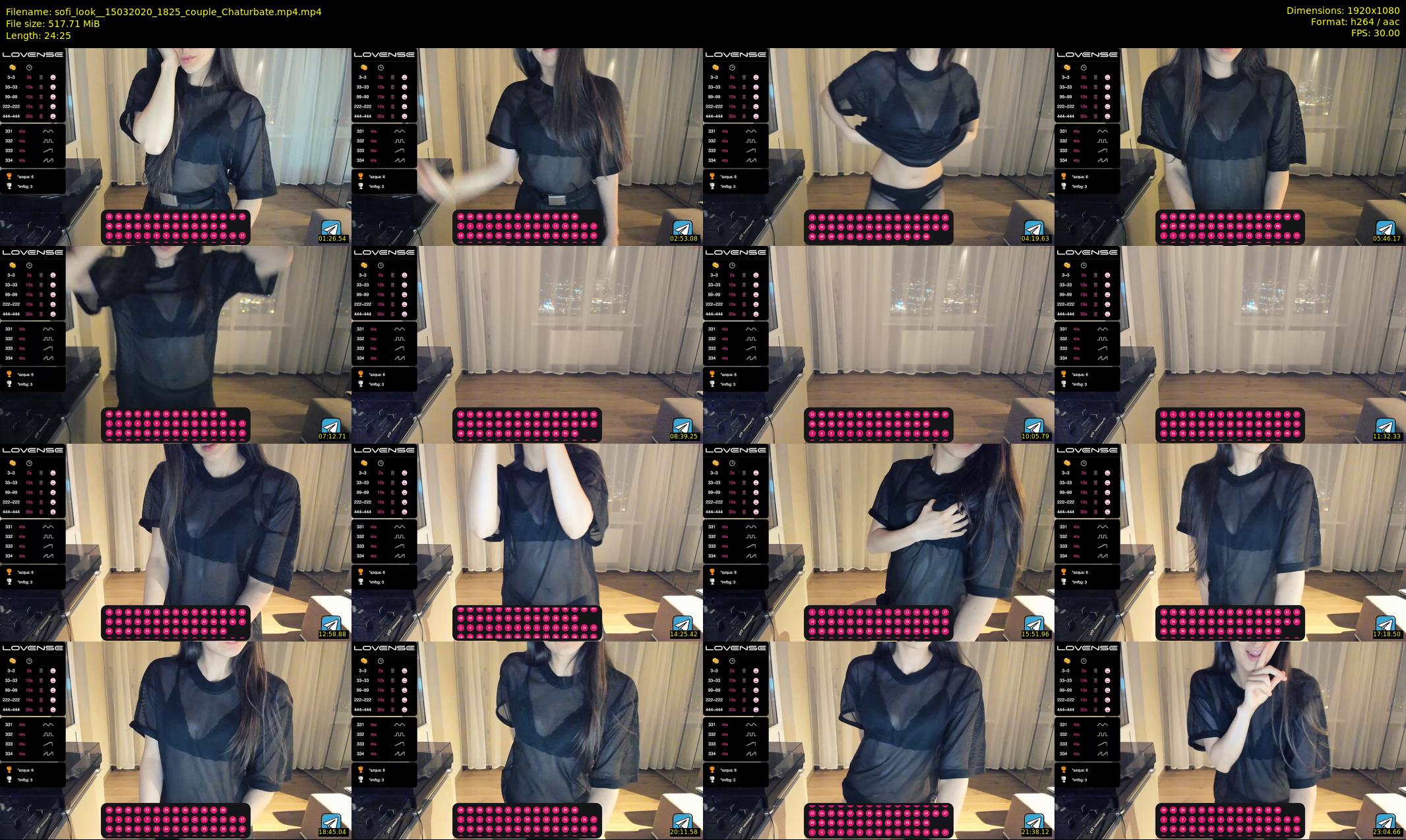 sofi_look_ — 25 minute Chaturbate couple cam show recording, 1080p, Mar 15, 2020