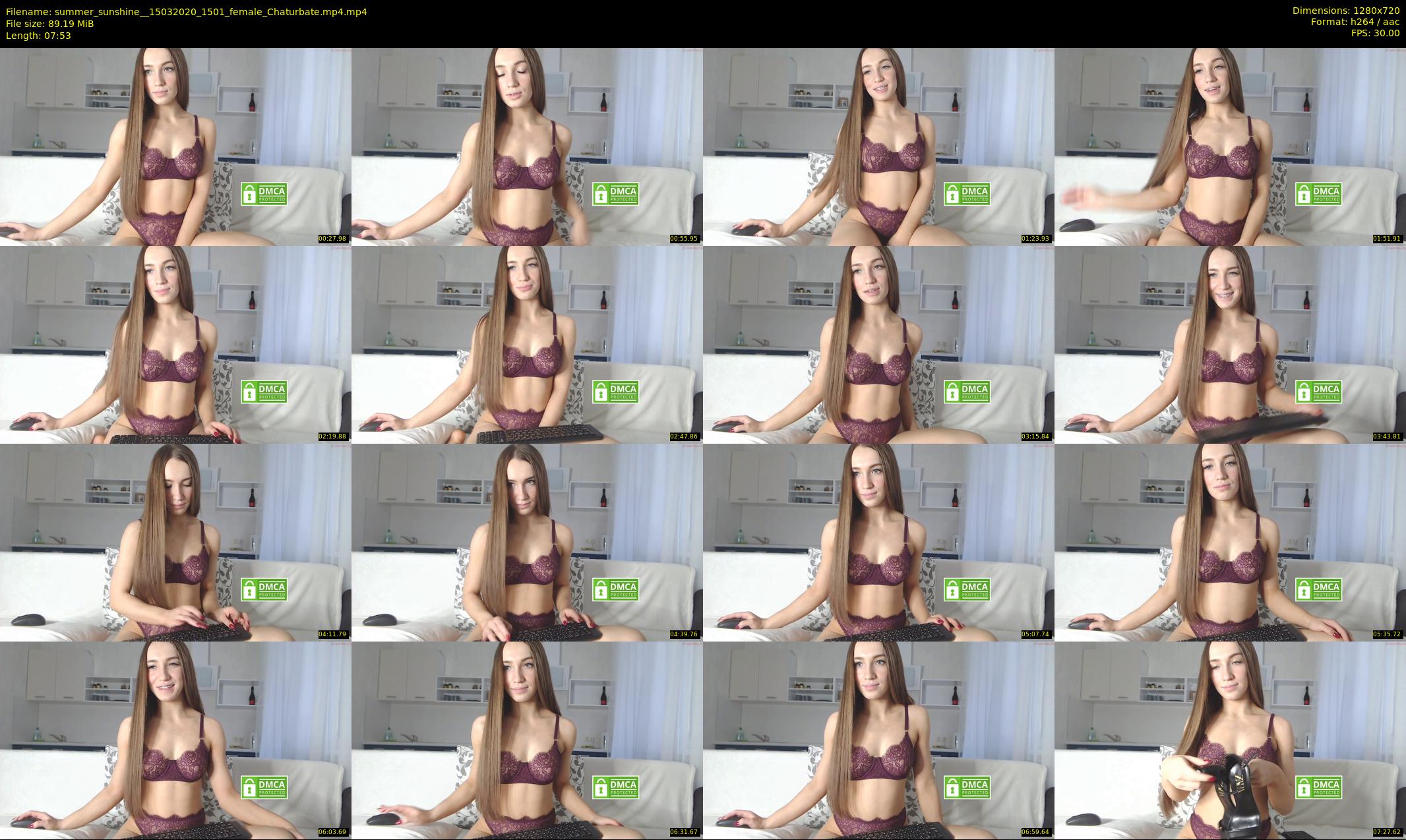 summer_sunshine_ — 8 minute Chaturbate female cam show recording, 720p, Mar 15, 2020