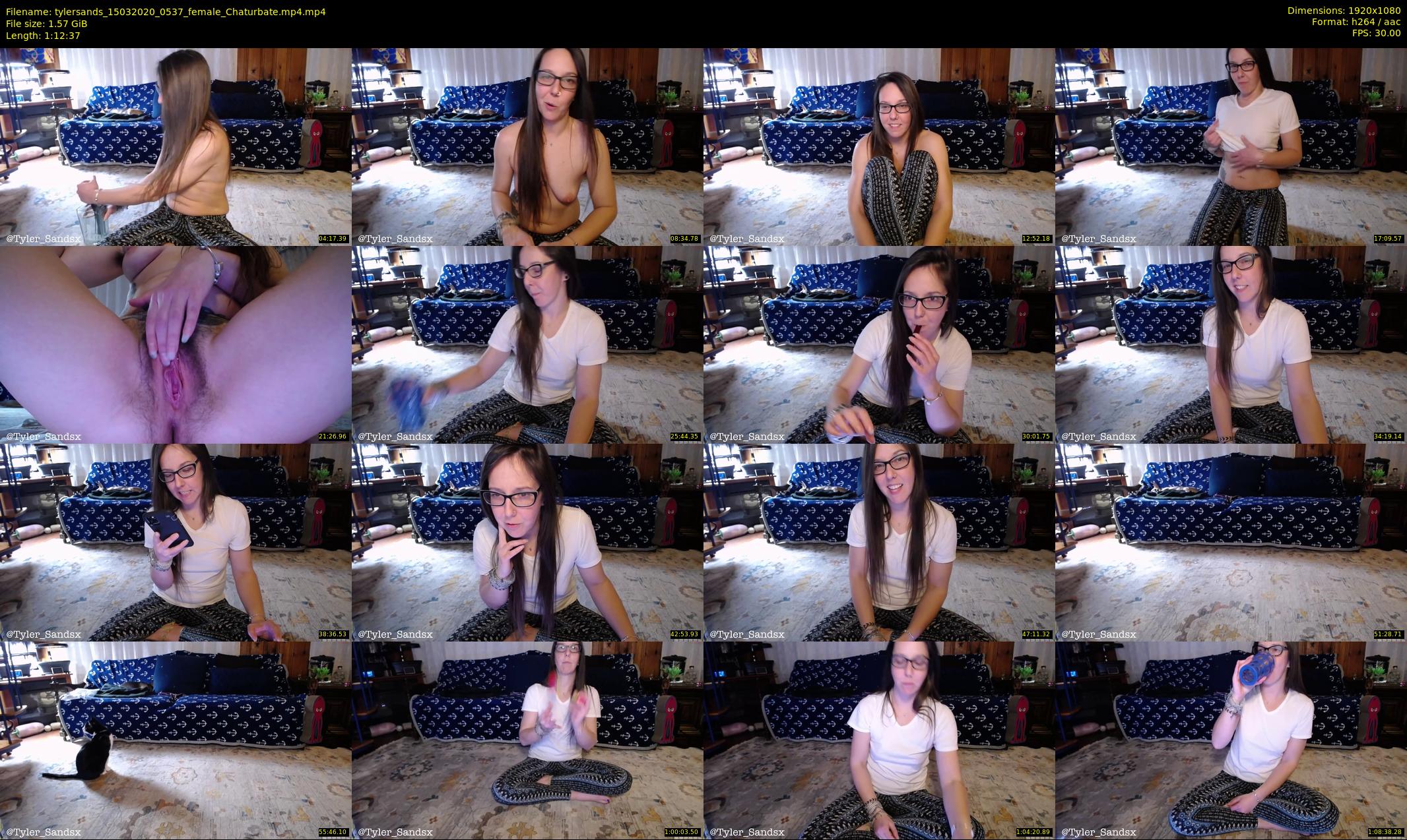 tylersands — 73 minute Chaturbate female cam show recording, 1080p, Mar 15, 2020