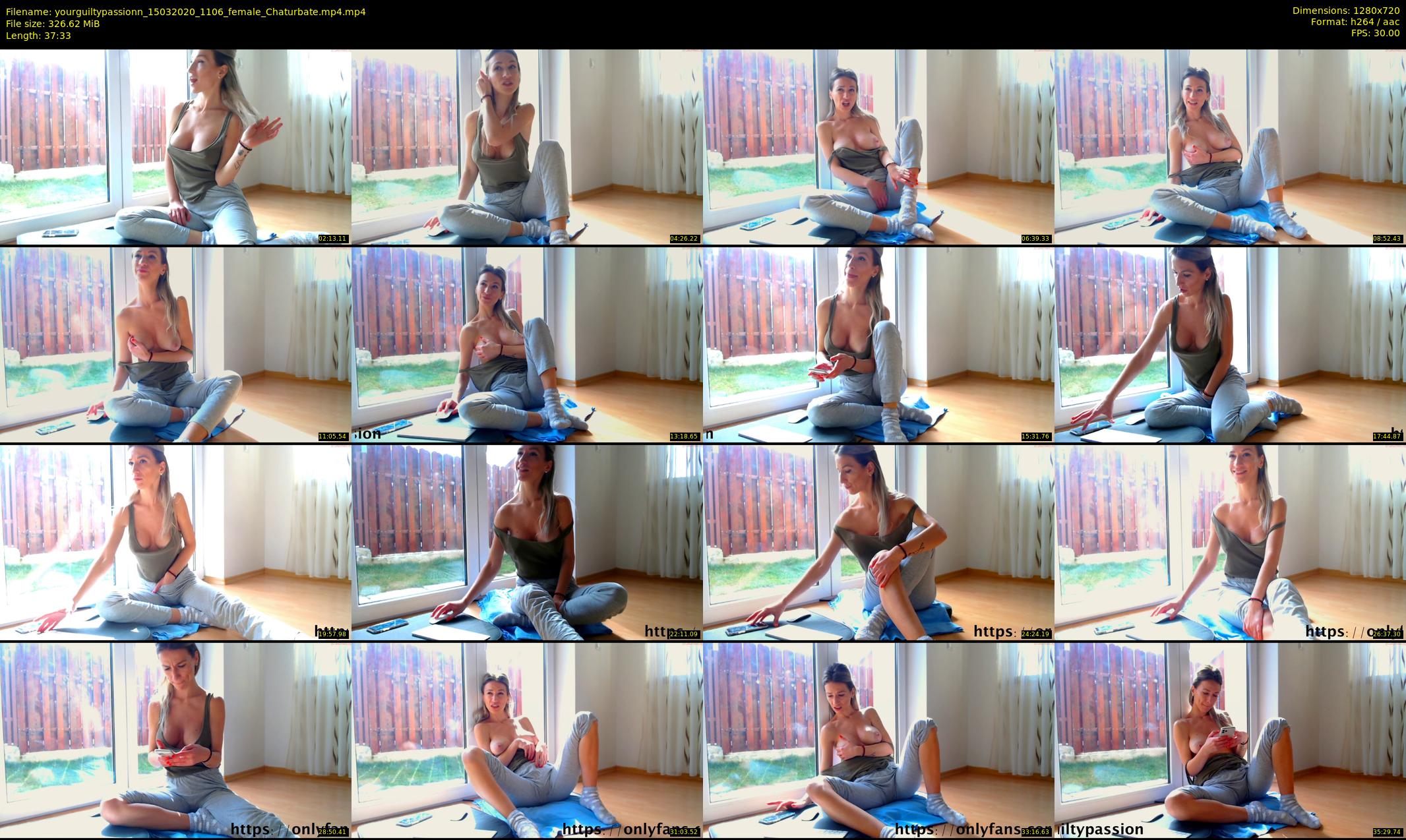 yourguiltypassionn — 38 minute Chaturbate female cam show recording, 720p, Mar 15, 2020