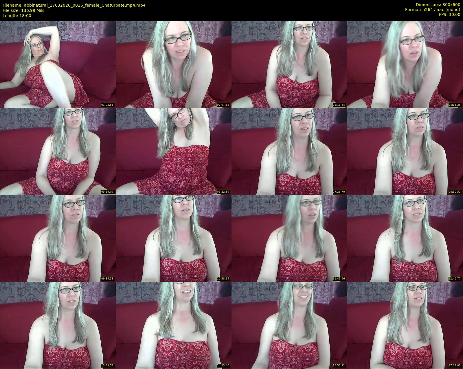 abbinatural — 18 minute Chaturbate female cam show recording, 480p, Mar 17, 2020