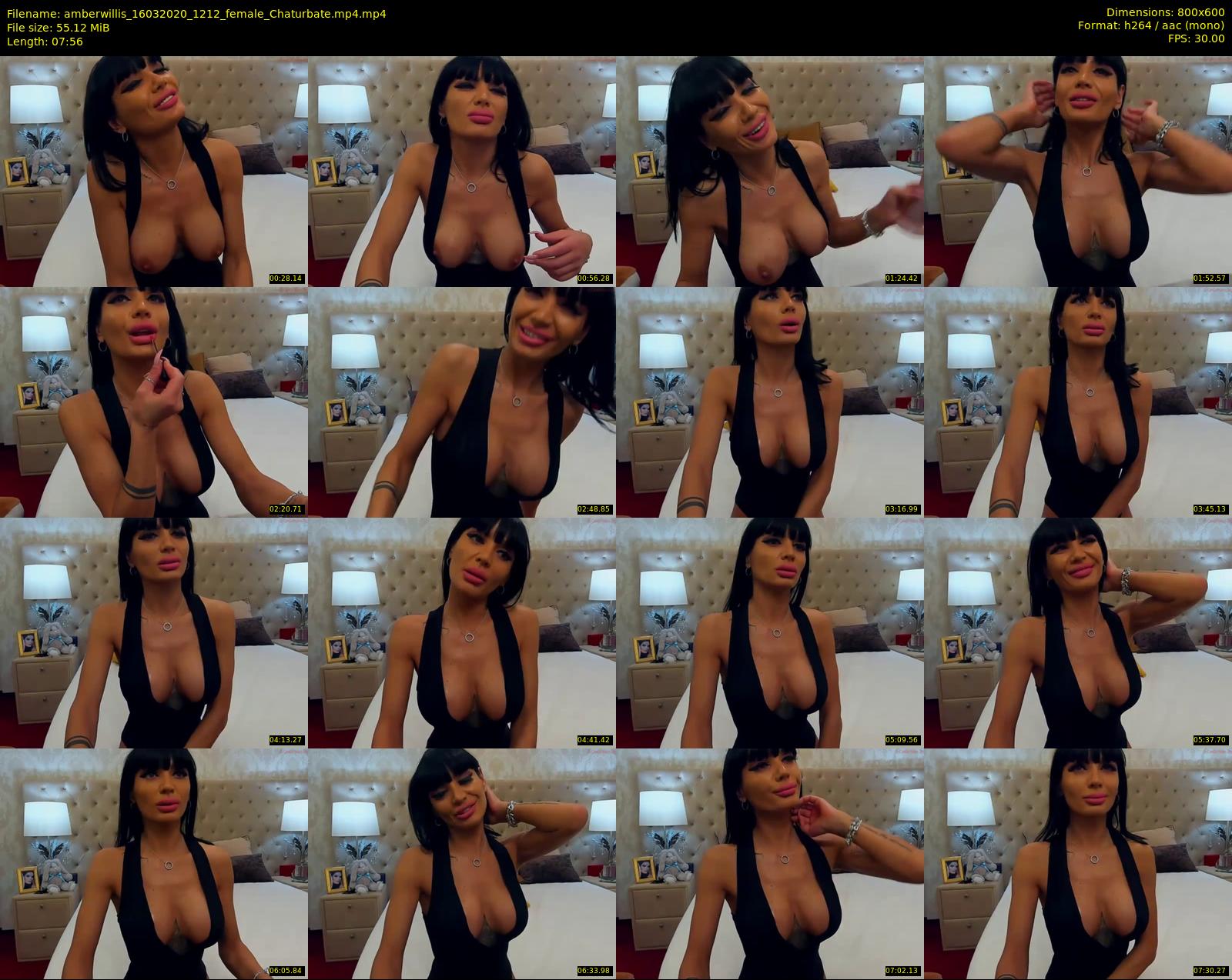 amberwillis — 8 minute Chaturbate female cam show recording, 480p, Mar 16, 2020