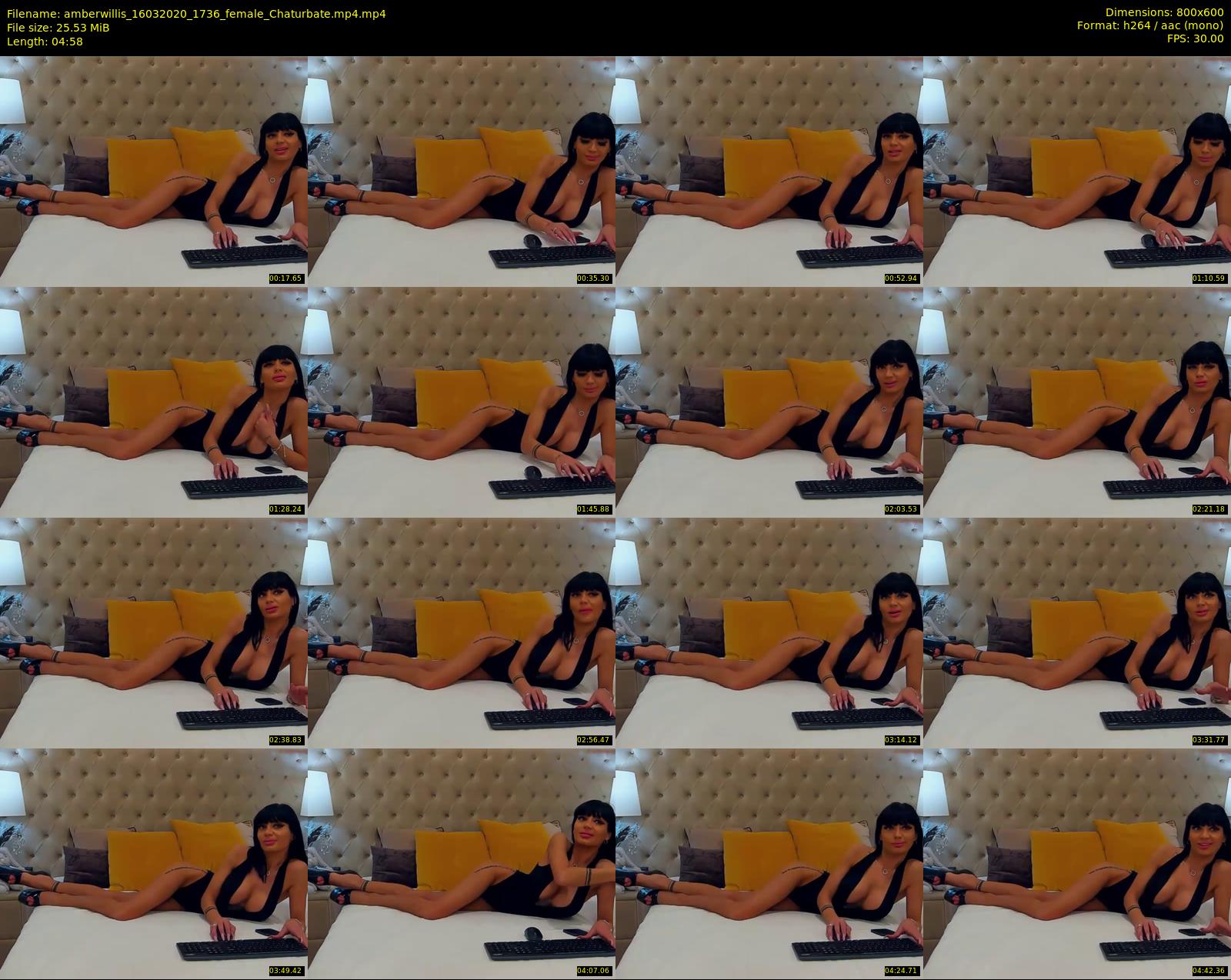 amberwillis — 5 minute Chaturbate female cam show recording, 480p, Mar 16, 2020