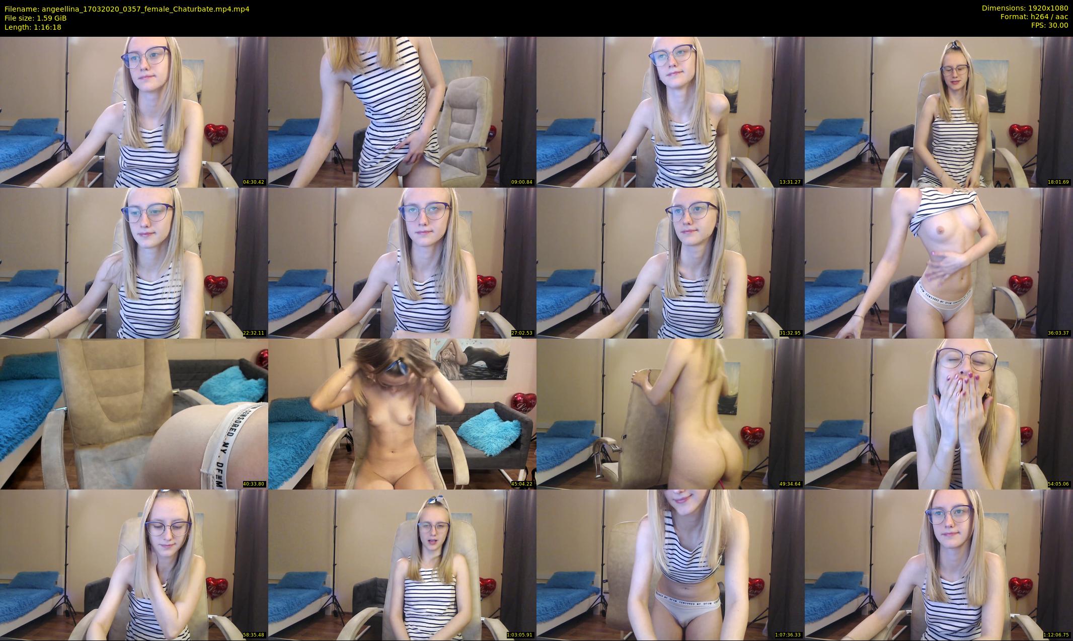 angeellina — 77 minute Chaturbate female cam show recording, 1080p, Mar 17, 2020