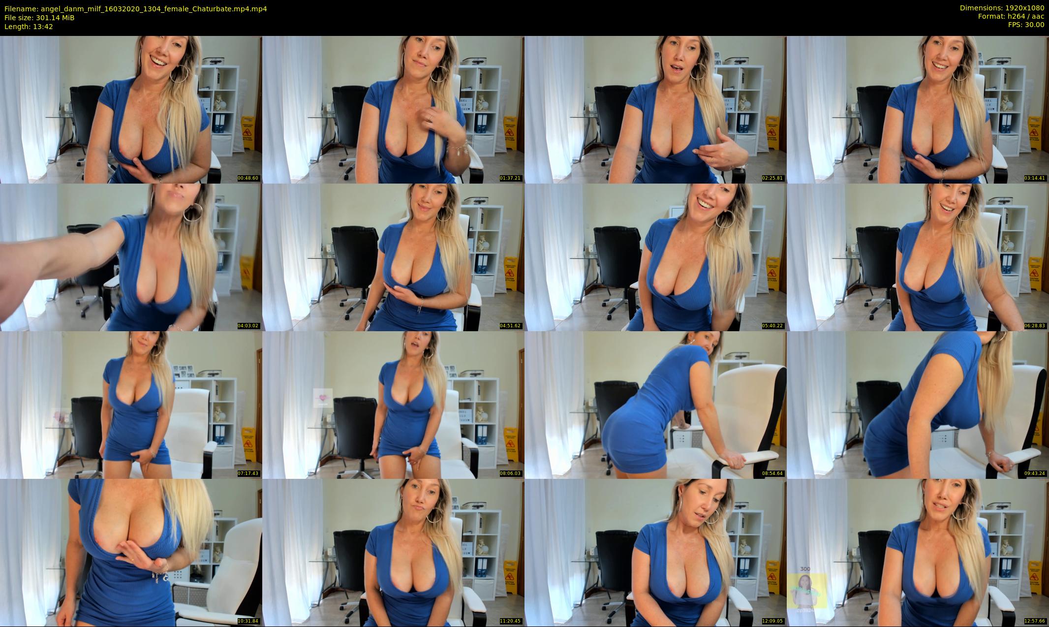 angel_danm_milf — 14 minute Chaturbate female cam show recording, 1080p, Mar 16, 2020