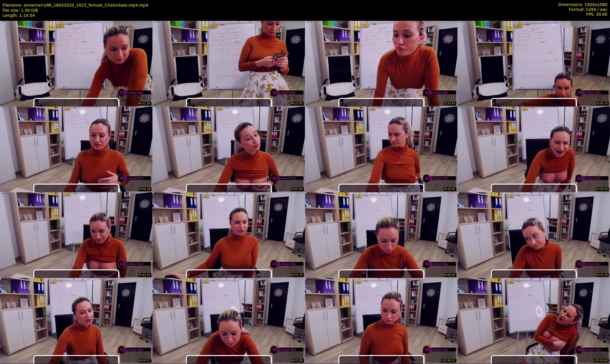 annemarry96 — 71 minute Chaturbate female cam show recording, 1080p, Mar 16, 2020