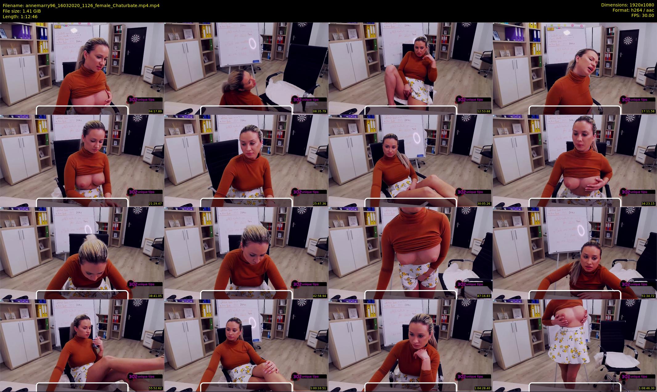 annemarry96 — 73 minute Chaturbate female cam show recording, 1080p, Mar 16, 2020