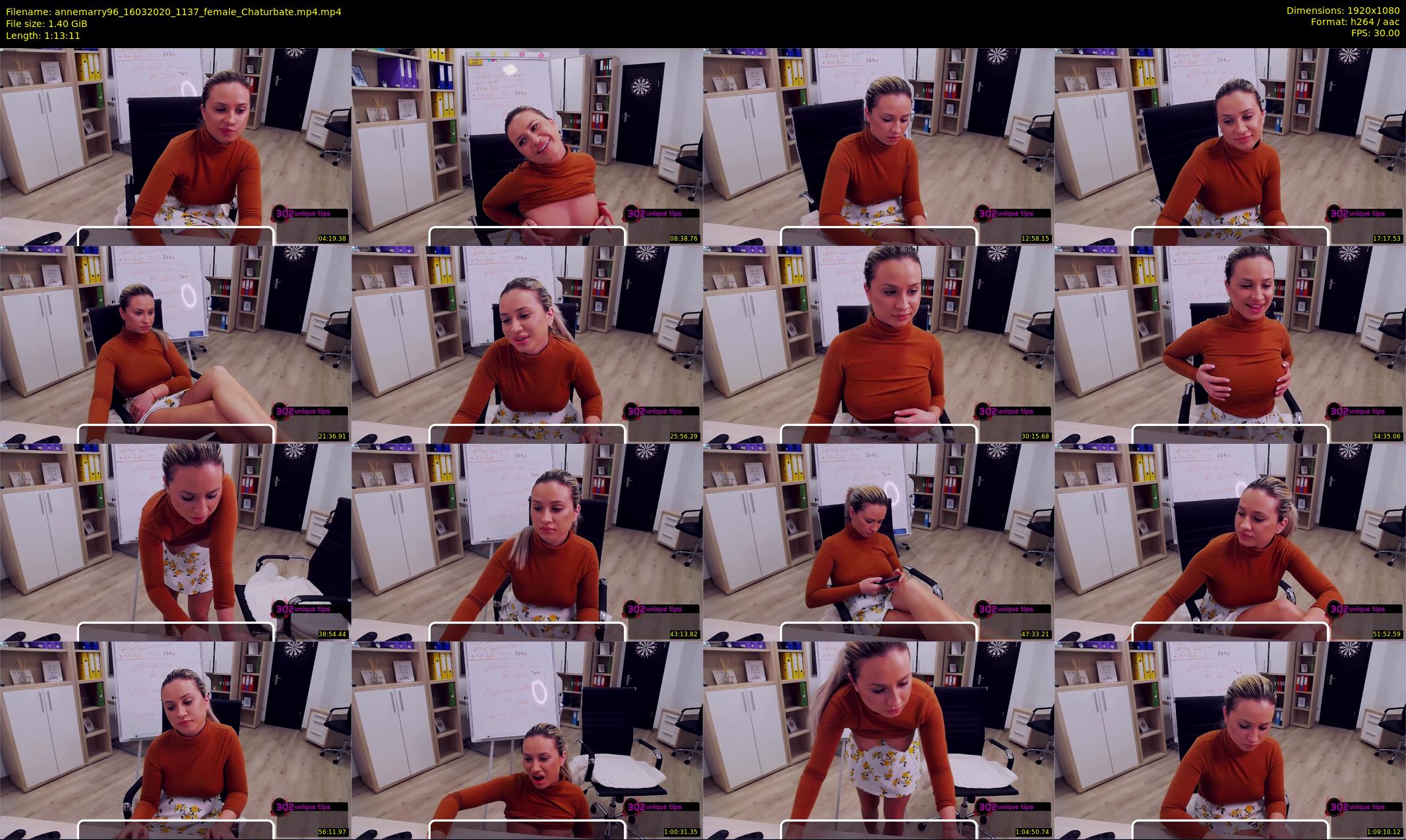 annemarry96 — 74 minute Chaturbate female cam show recording, 1080p, Mar 16, 2020