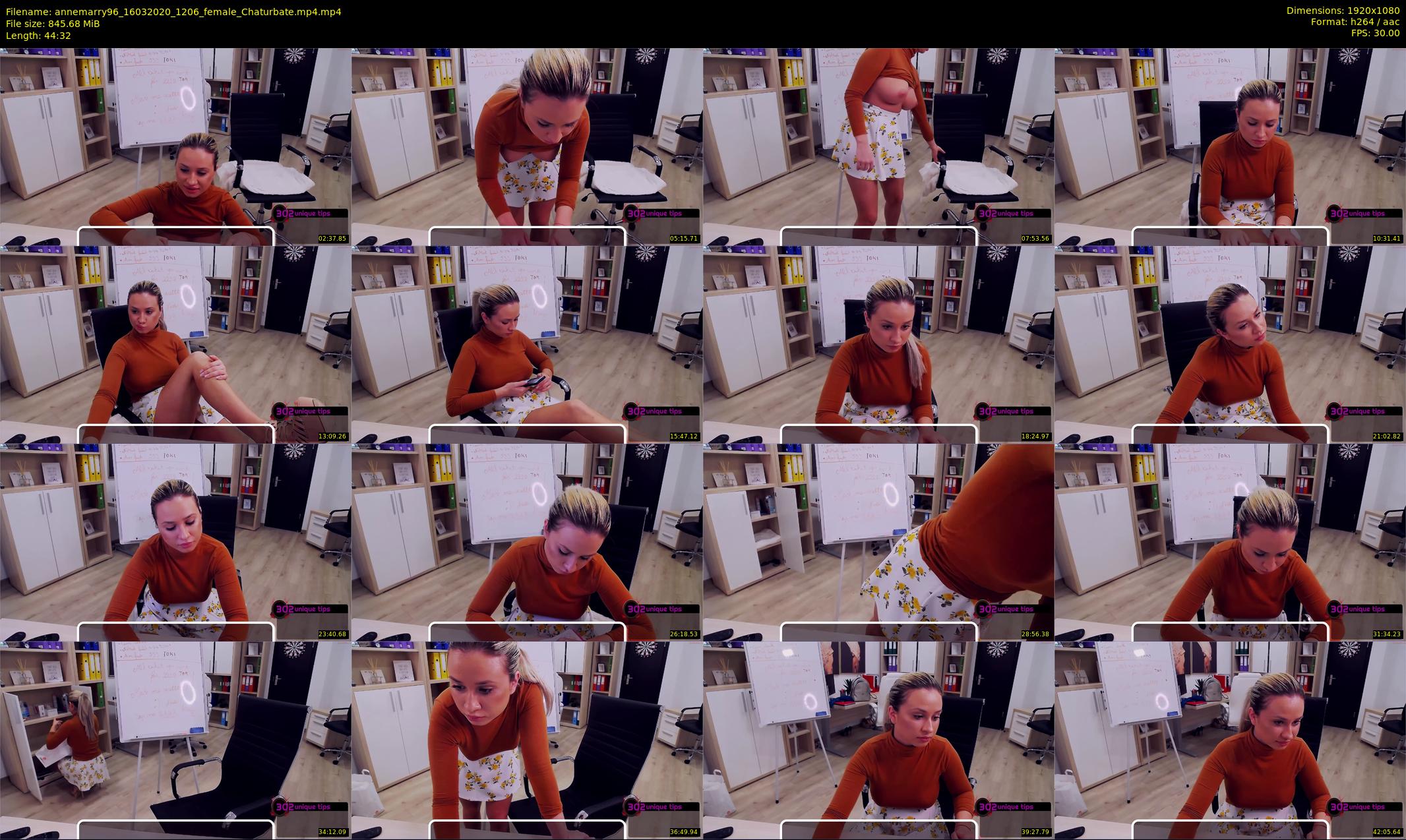 annemarry96 — 45 minute Chaturbate female cam show recording, 1080p, Mar 16, 2020